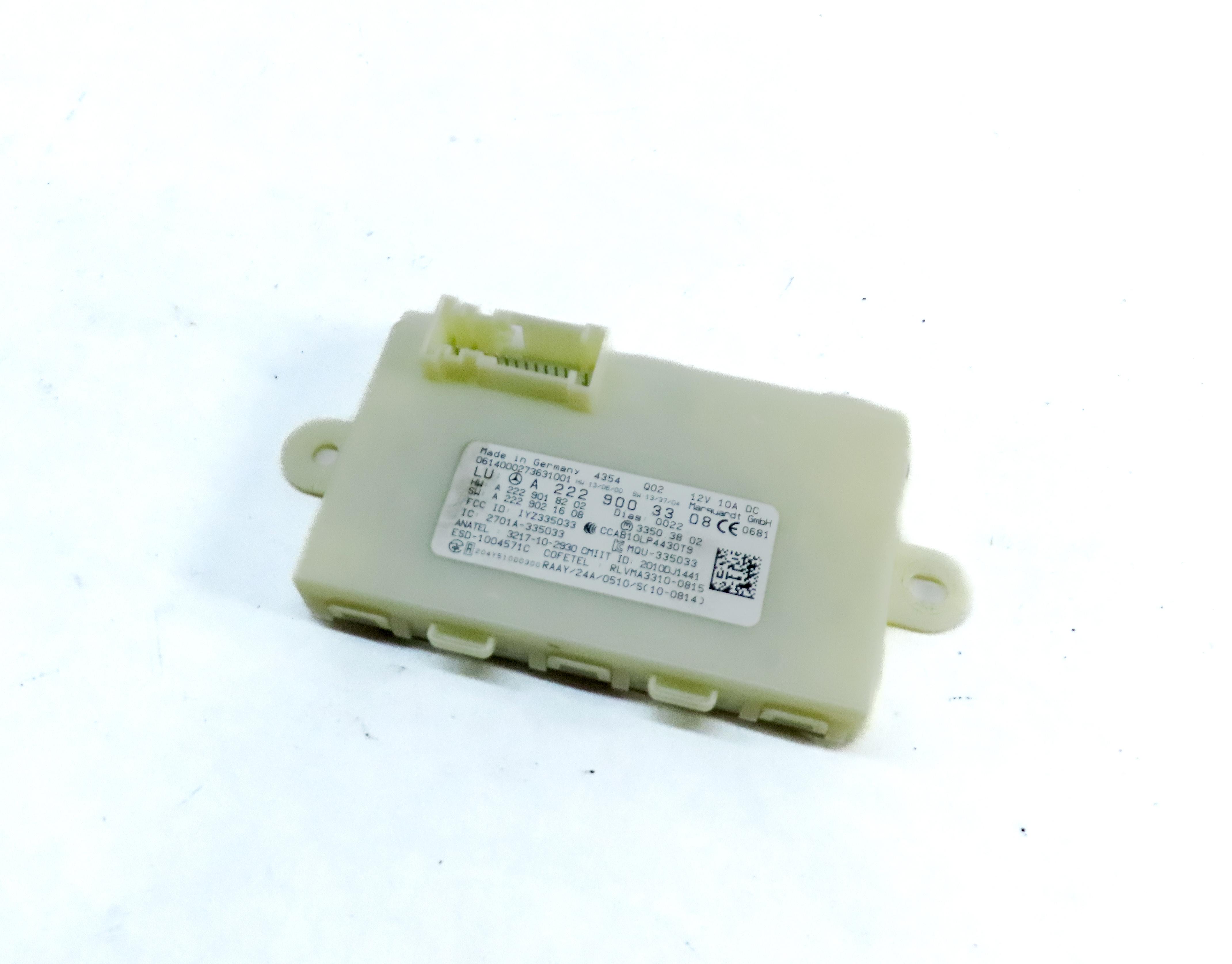 2015-2019 MERCEDES C300 C400 GLC300 S400 S550 (W205 W222 X253) KEYLESS GO MODULE — exact item pictured