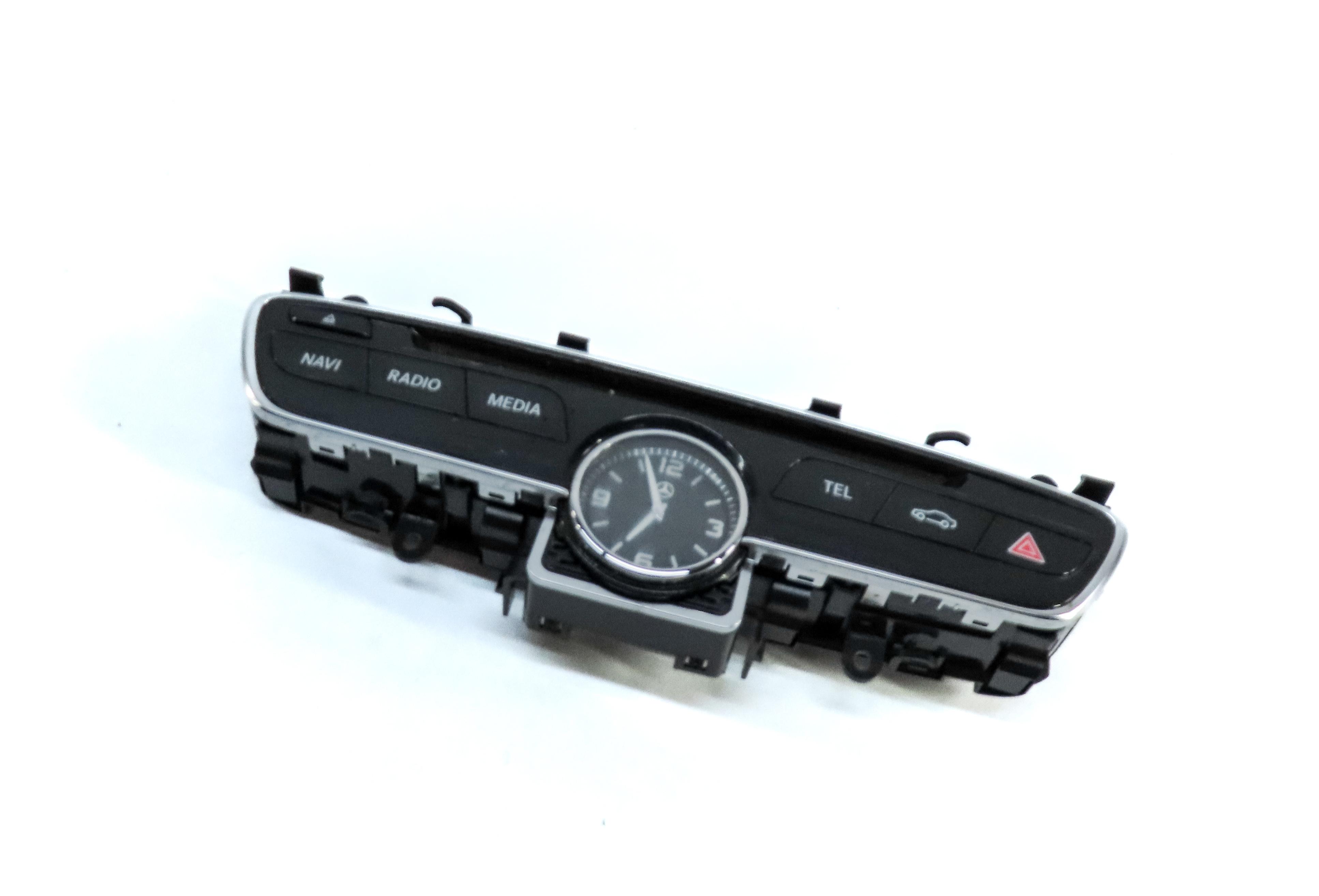2015 MERCEDES C300 (W205) RADIO MEDIA TELEPHONE NAVIGATION HAZARD SWITCH CLOCK — exact item pictured