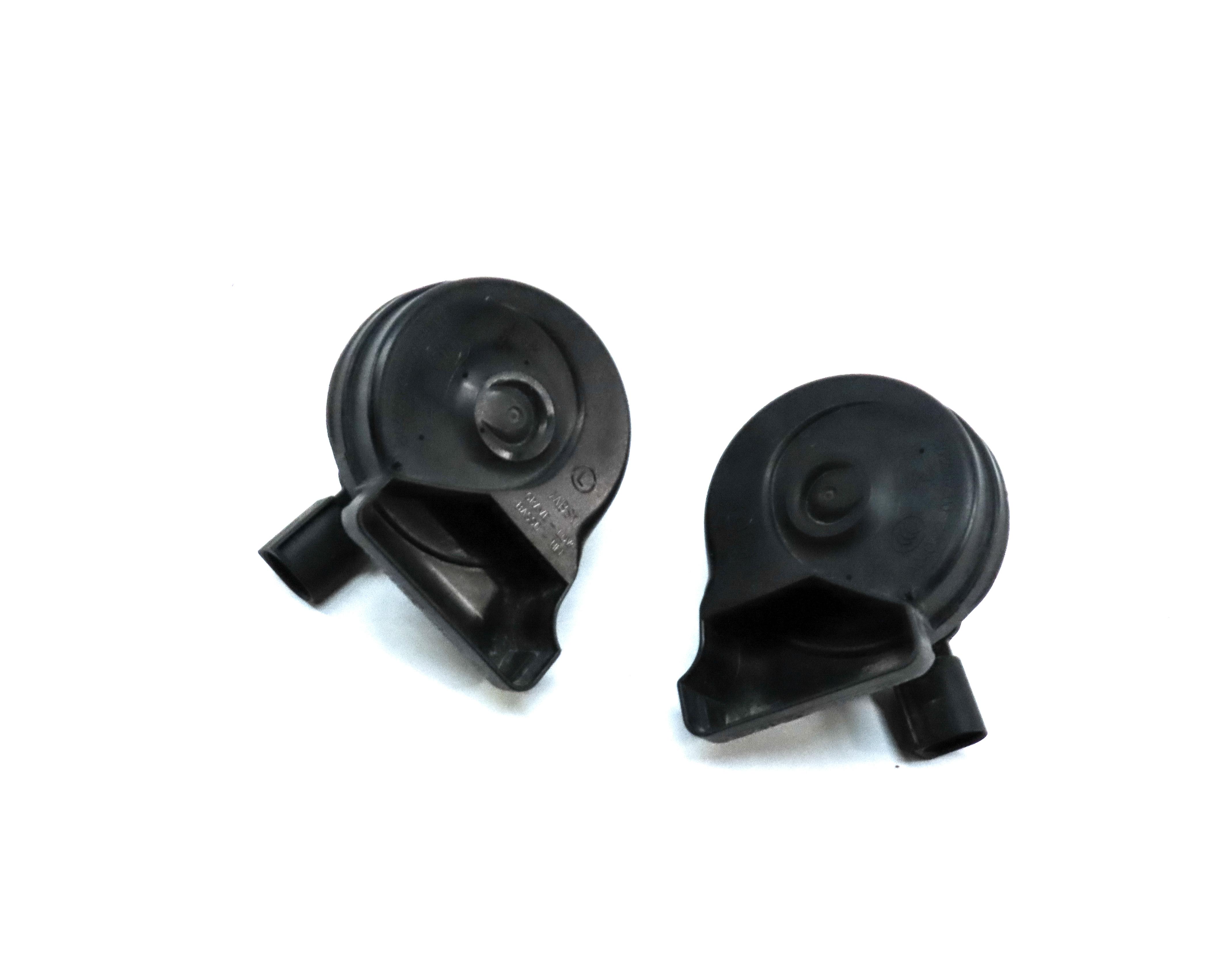 2015-2023 MERCEDES C-CLASS (W205) HIGH & LOW TONE EMERGENCY SAFETY HORN SET-2 — exact item pictured