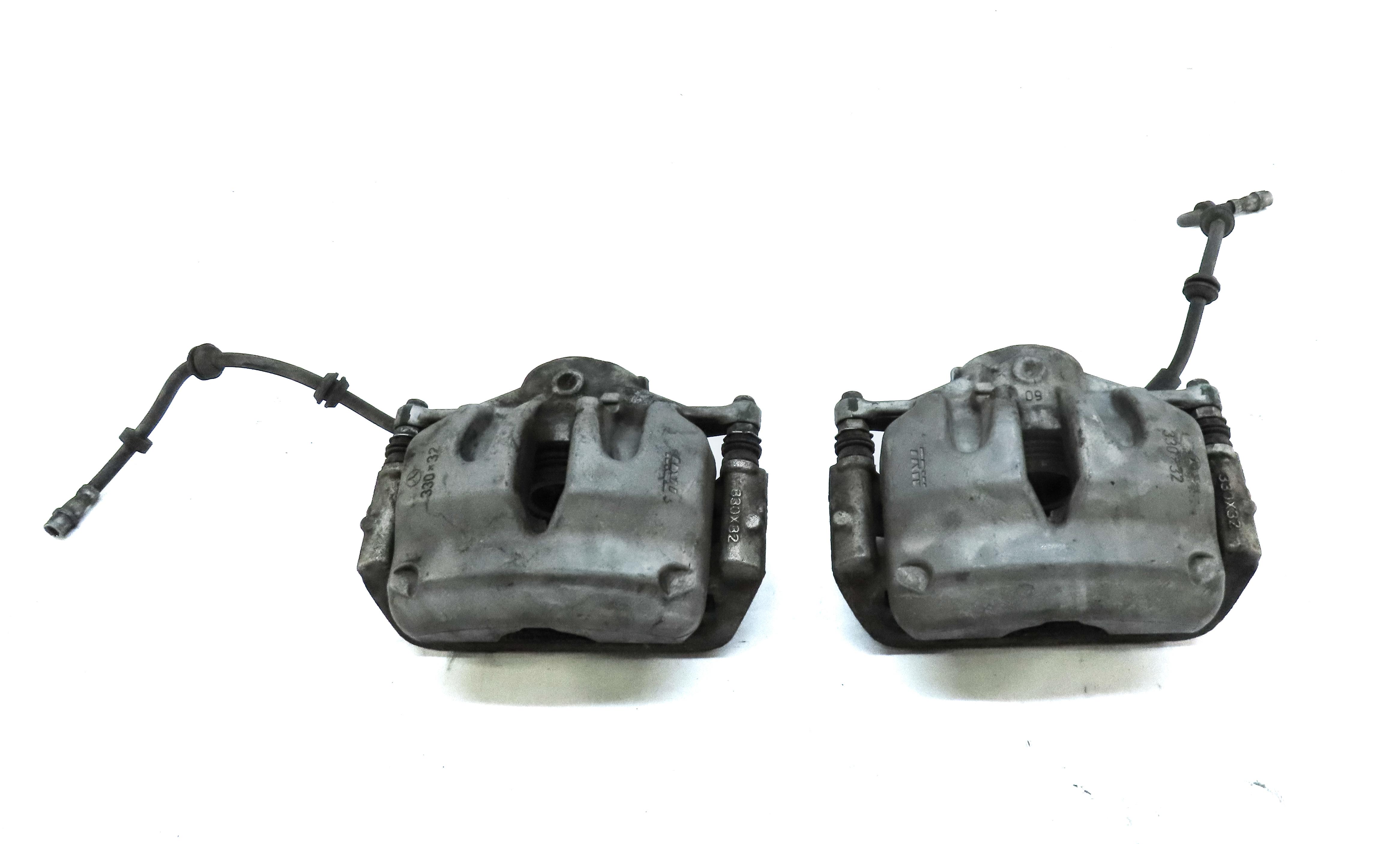 2015-2021 MERCEDES C300 E300 (W205 W213) FRONT LEFT & RIGHT BRAKE CALIPER SET — exact item pictured