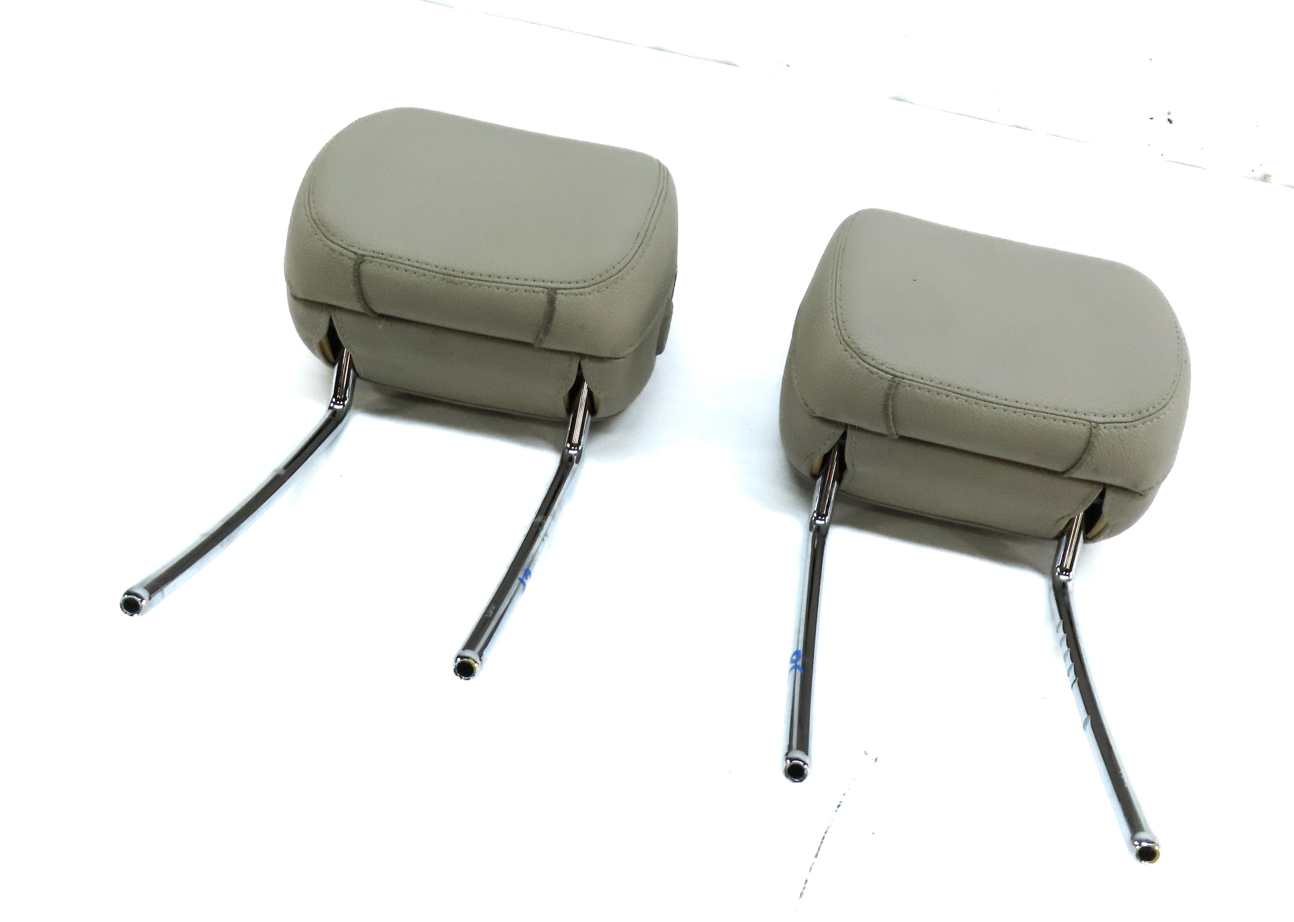 15-23 MERCEDES C GLC CLASS (W205 X254) FRONT LEFT & RIGHT HEADREST SET-2 (BEIGE) — exact item pictured