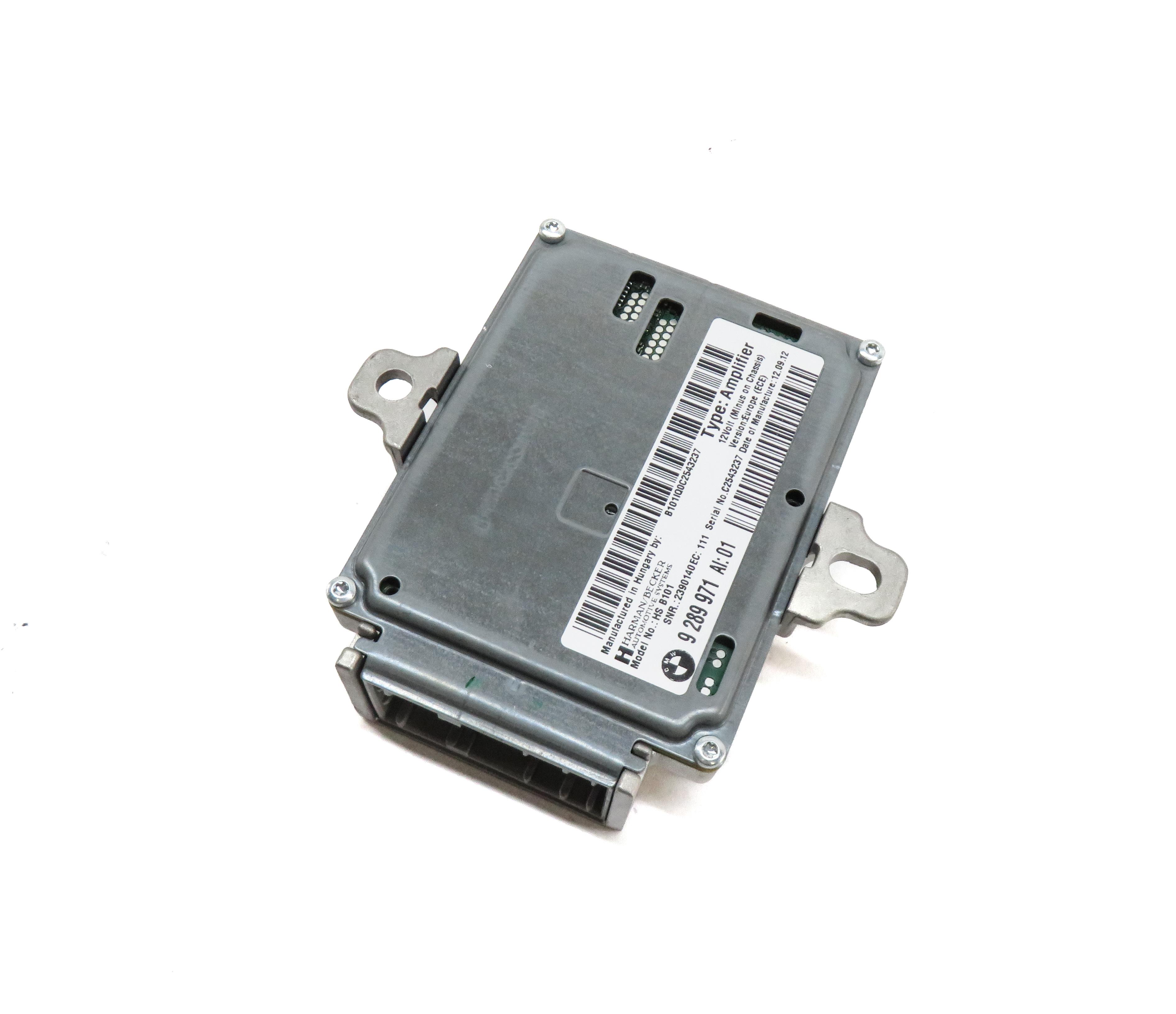 2013 BMW M5 ///M (F10) RADIO STEREO HARMAN BECKER AUDIO SUBWOOFER AMP AMPLIFIER — exact item pictured