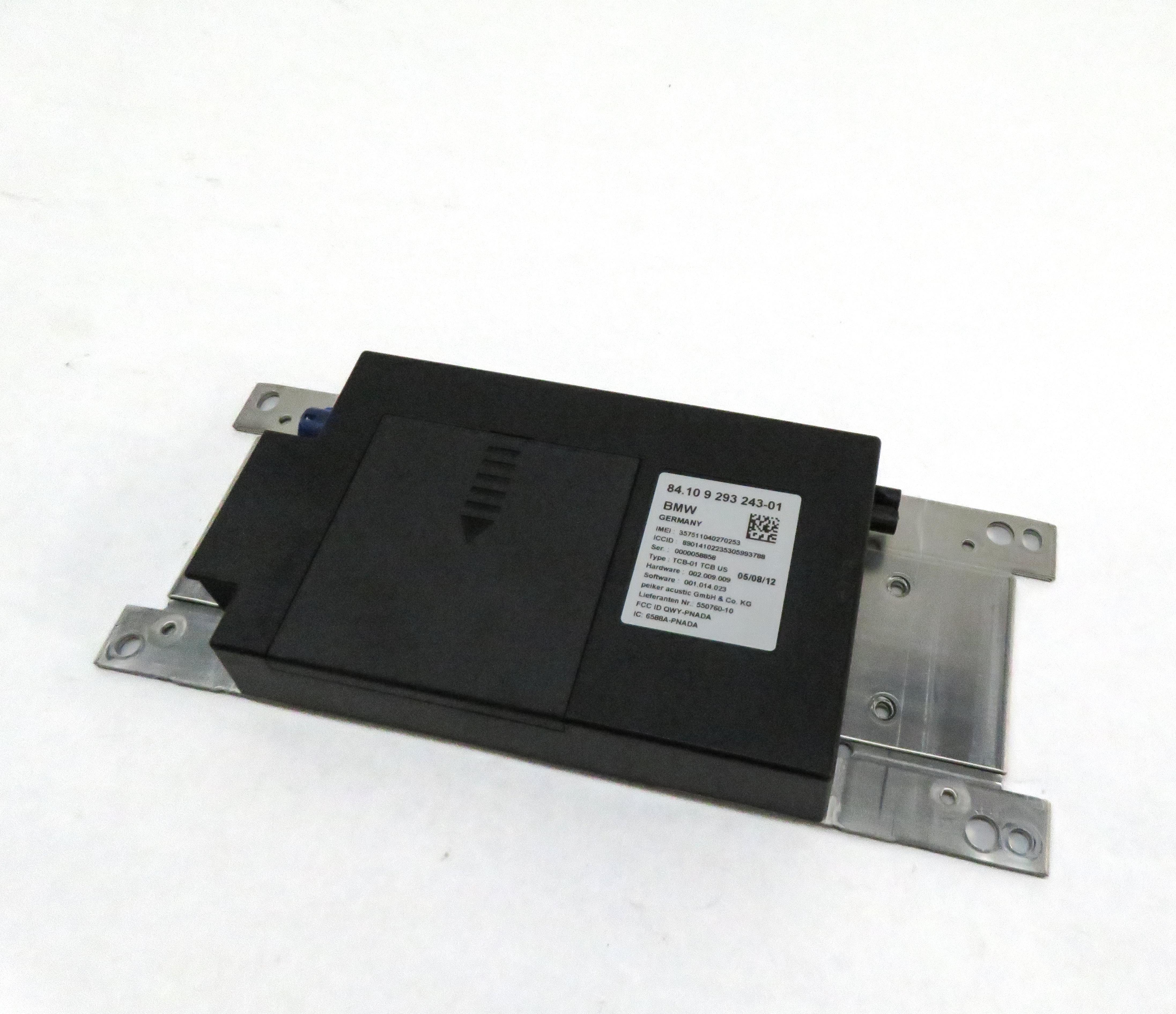 2013 BMW M5 ///M (F10) PHONE BLUETOOTH TELEMATICS COMMUNICATION CONTROL MODULE — exact item pictured