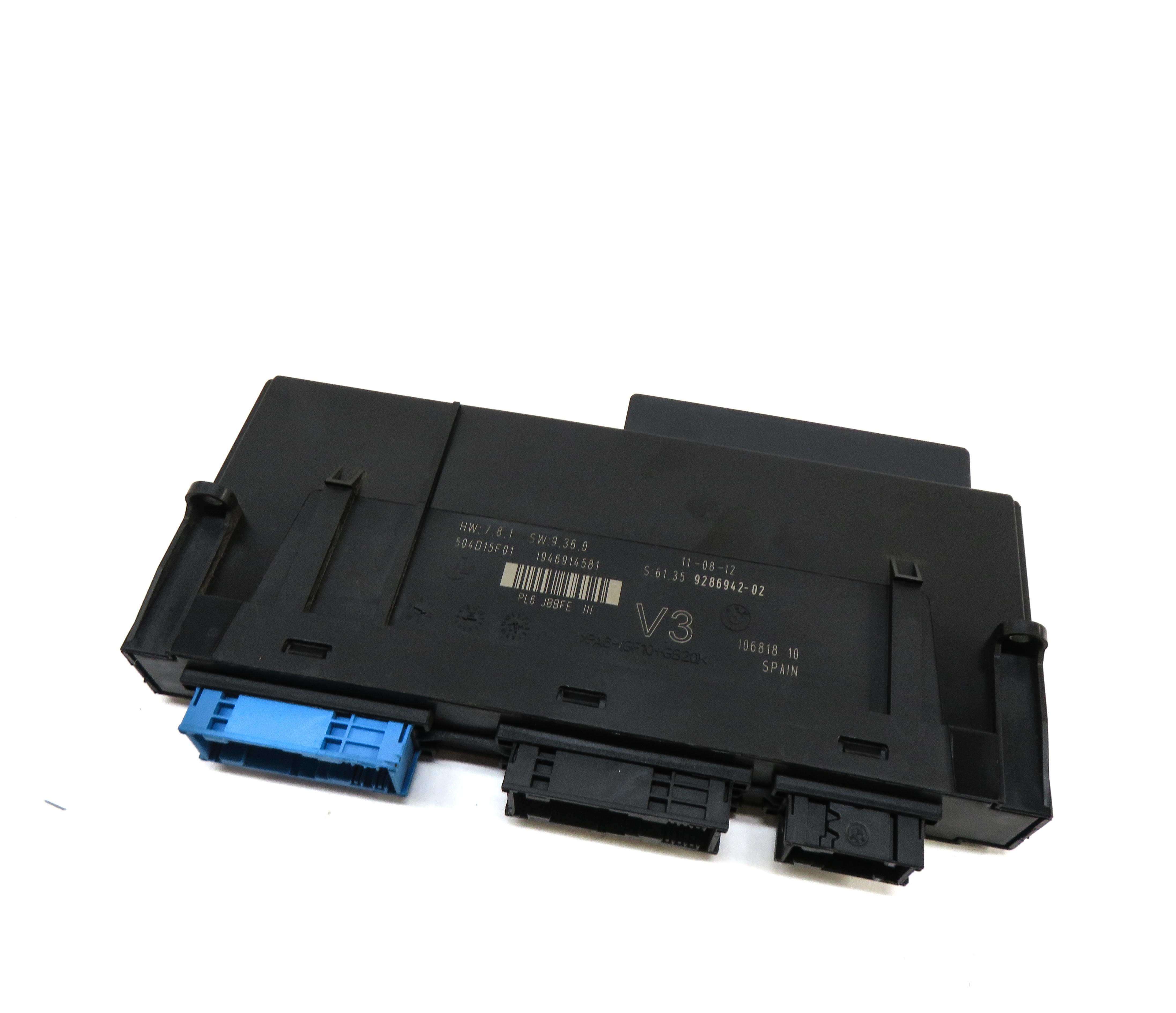 11-16 BMW 528i 535i 550i M5 M6 (F06 F10 F12 F13) PRIMARY BODY CONTROL MODULE BCM — exact item pictured