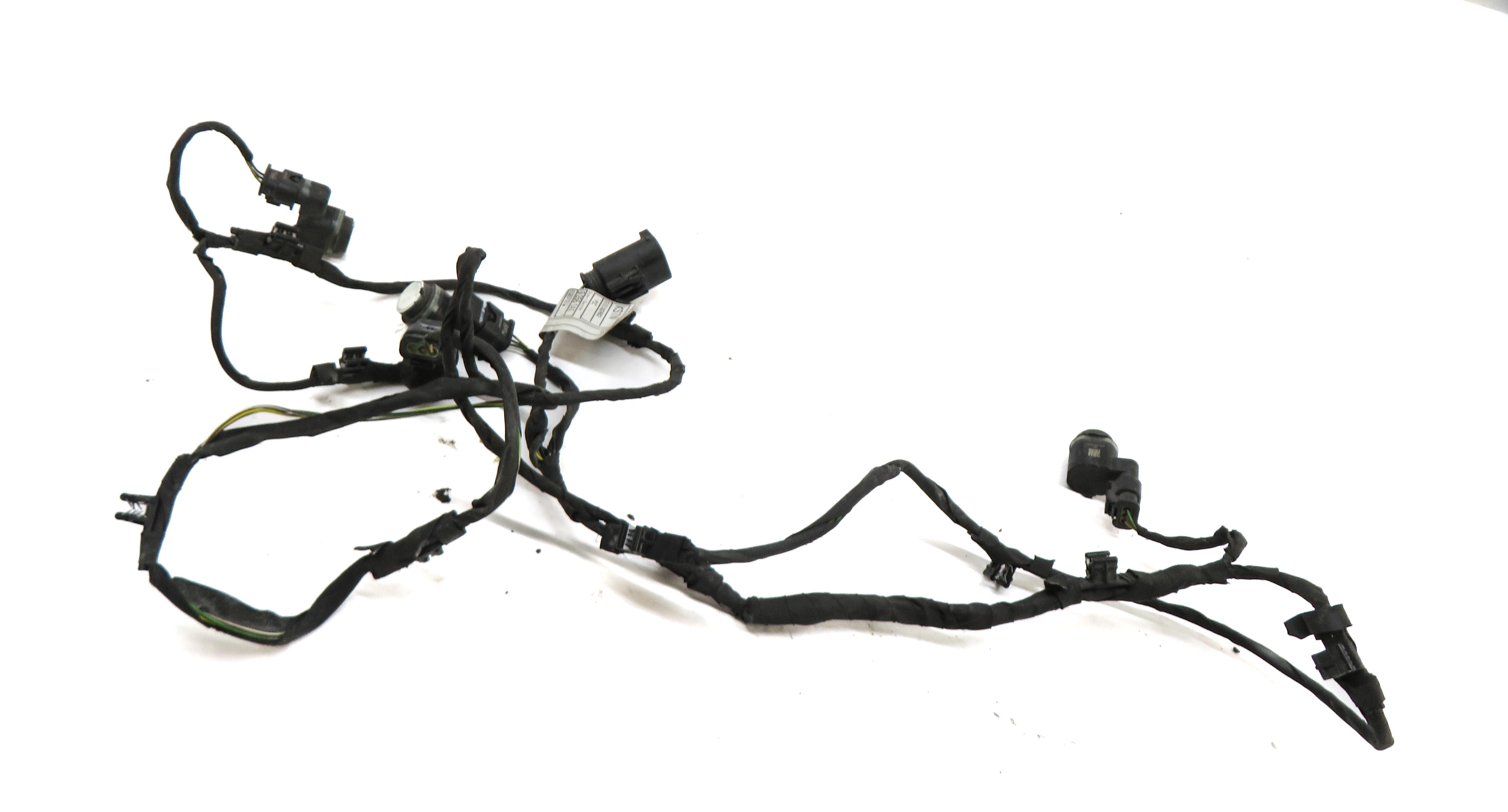 2013 BMW M5 ///M (F10) FRONT PDC PARK SENSOR SET w/ HARNESS (ALPINE WHITE 300) — exact item pictured