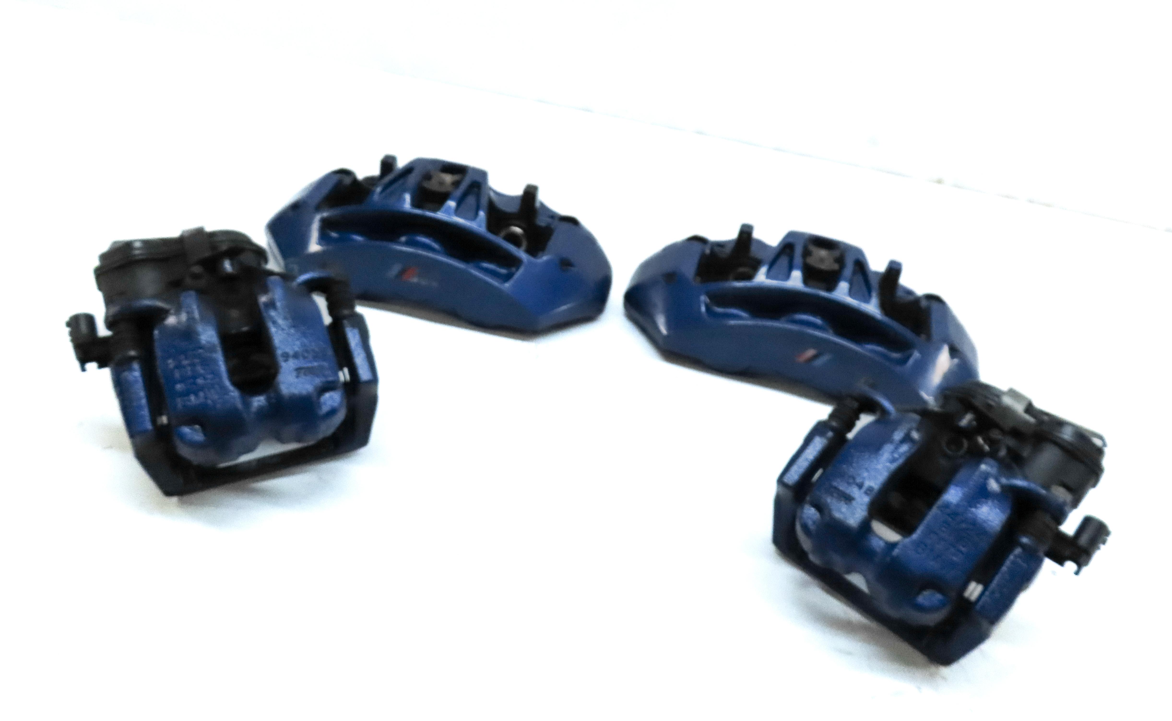 12-19 BMW M5 M6 (F06 F10 F12 F13) FRONT REAR LEFT RIGHT BREMBO BRAKE CALIPER SET — exact item pictured