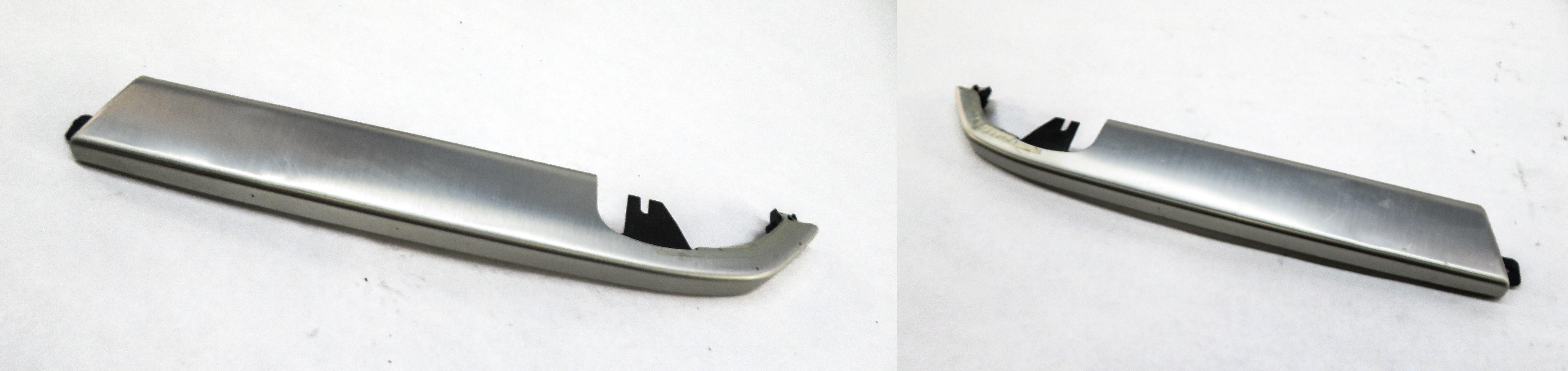 2017 DISCOVERY SPORT (L550) FRONT CENTER CONSOLE TRIM SET (BRUSHED STEEL TRIM) — exact item pictured