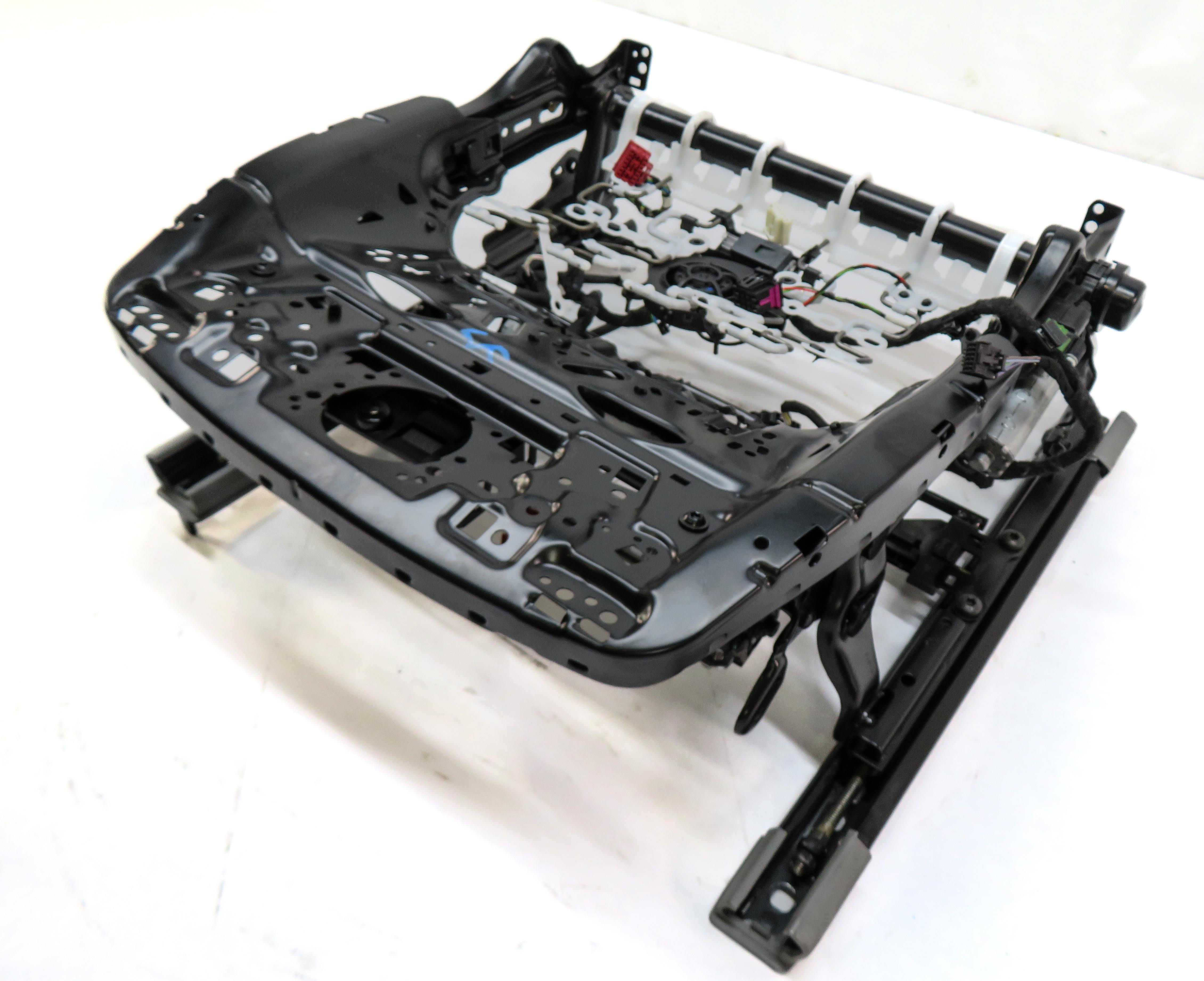 2017-2020 AUDI Q7 (4M) LEFT FRONT DRIVER SEAT TRACK w/ MOTORS (VENTED / MEMORY) — exact item pictured