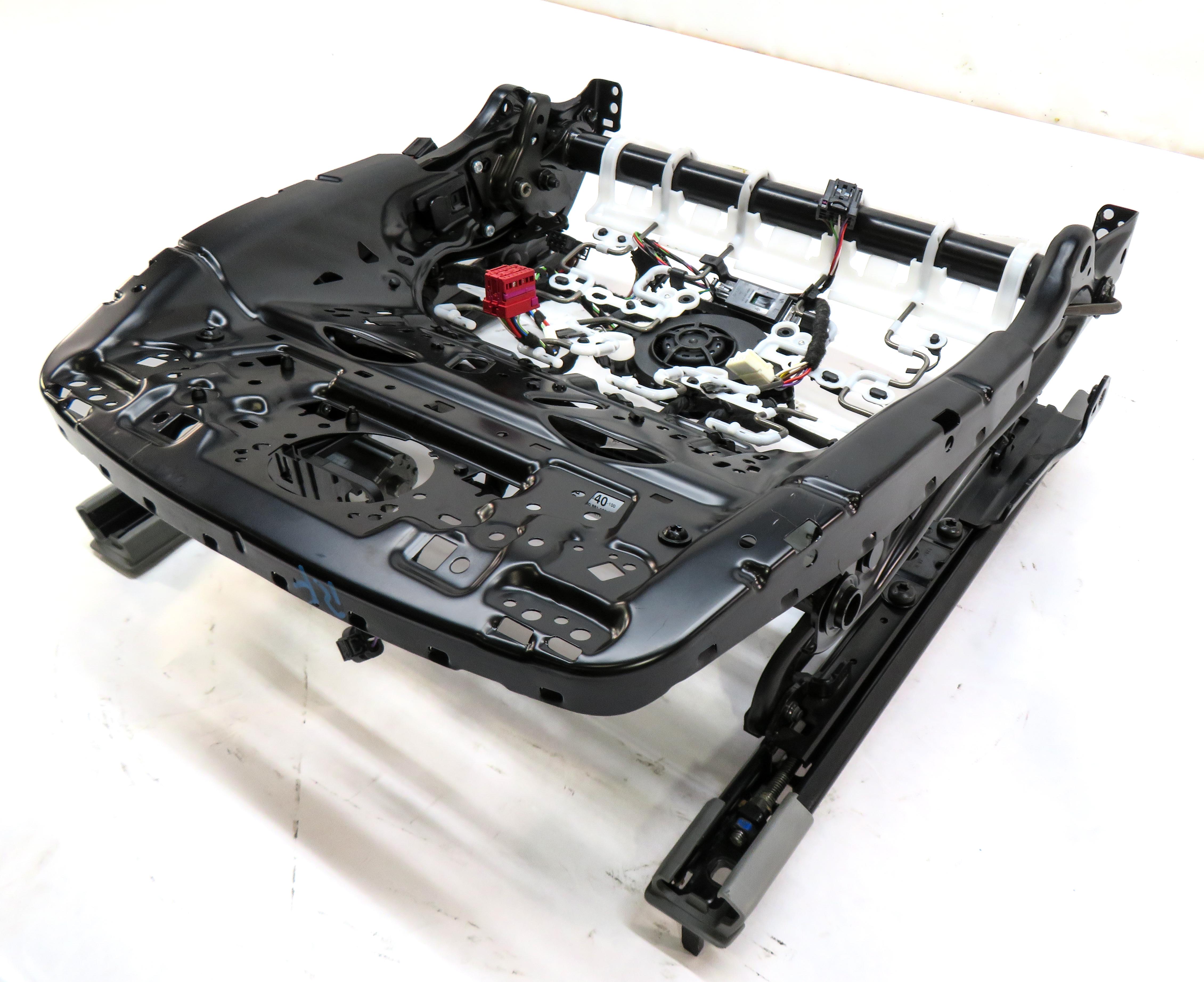 2017-2020 AUDI Q7 (4M) RIGHT FRONT PASSENGER SEAT TRACK w/ MOTORS (VENTED) — exact item pictured