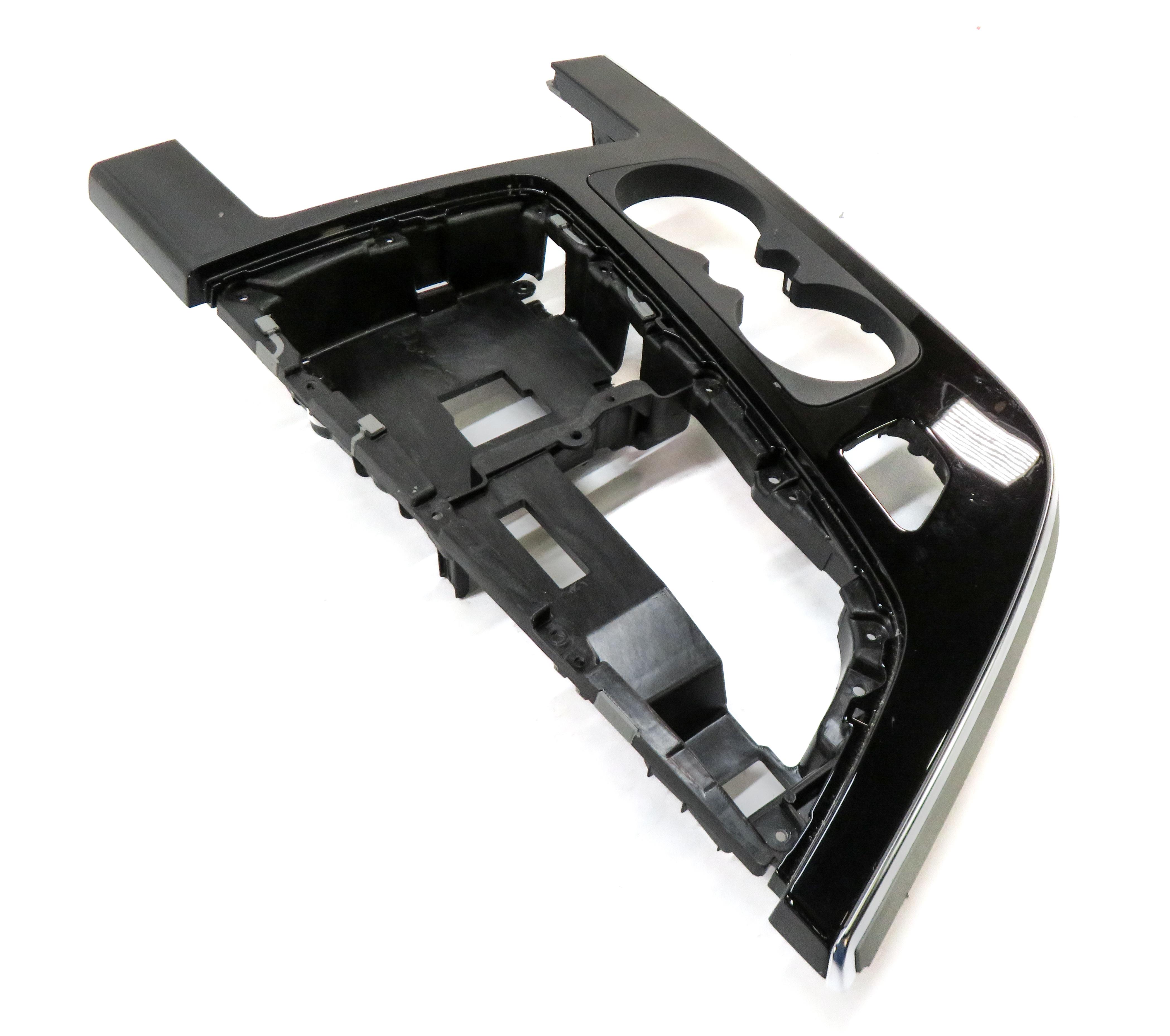 2019 AUDI Q7 (4M) FRONT CENTER COSNOLE TRIM BEZEL (BLACK) — exact item pictured