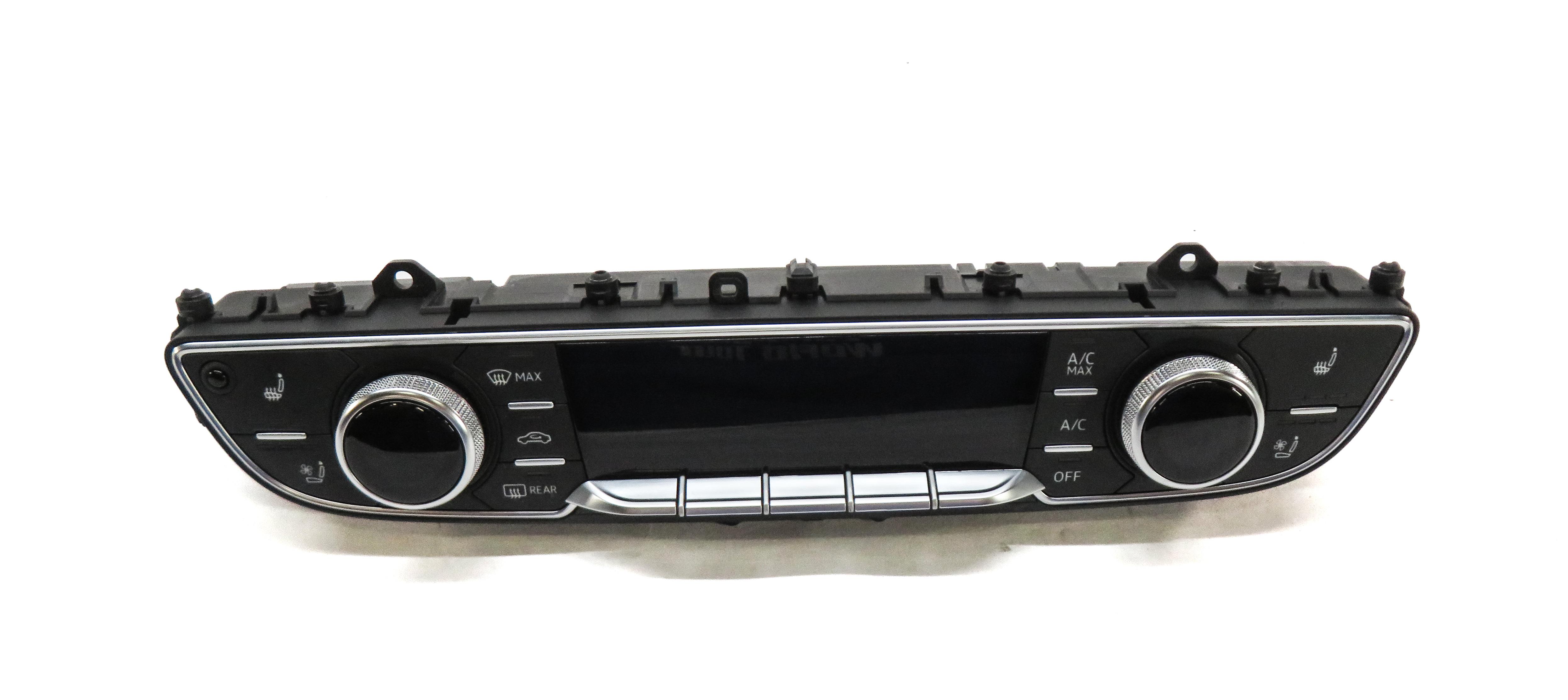2017-2019 AUDI Q7 (4M) FRONT HEATER A/C TEMPERATURE CLIMATE CONTROL PANEL — exact item pictured