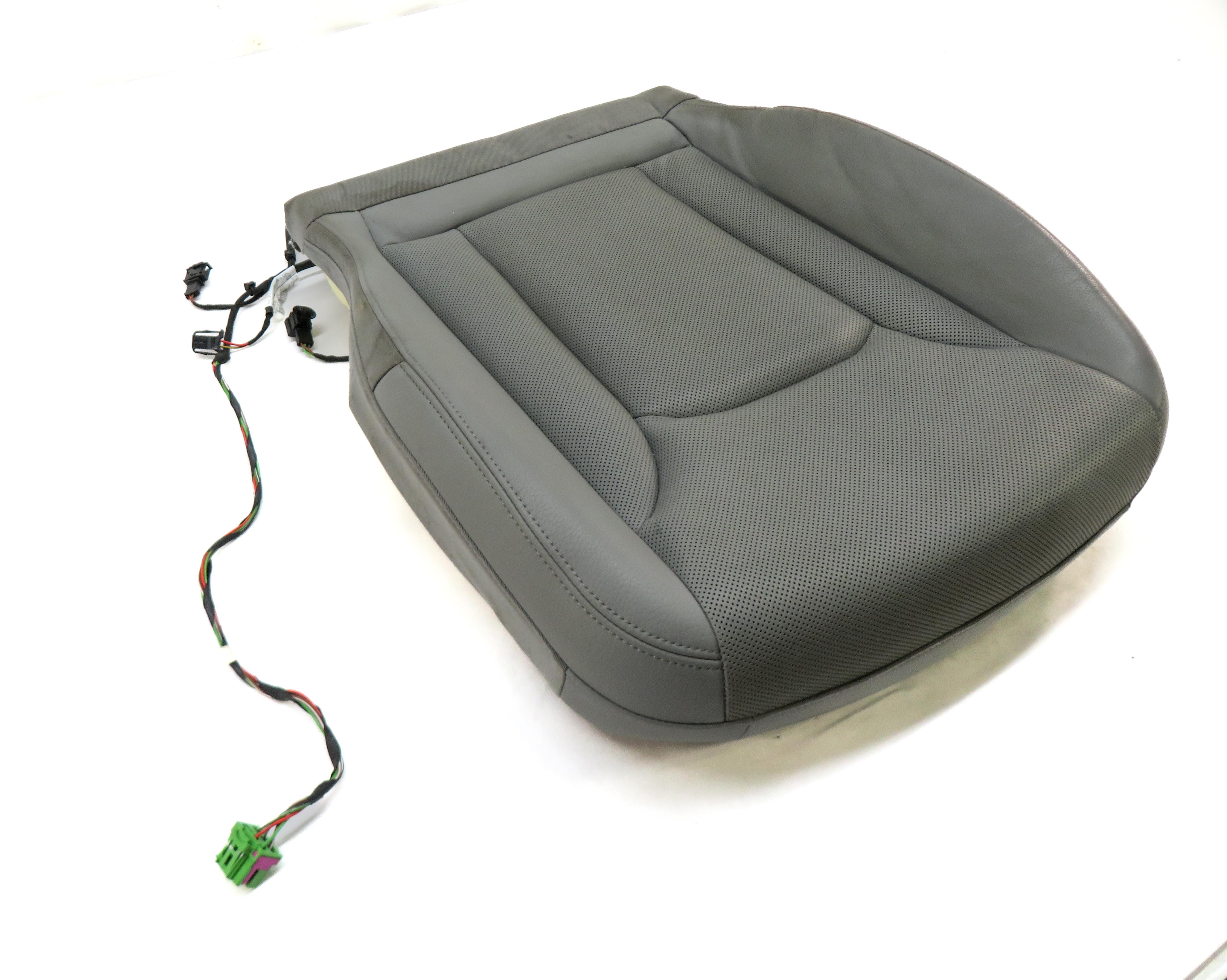 2019 AUDI Q7 (4M) LEFT DRIVER LOWER BOTTOM HEATED SEAT CUSHION (ROCK GRAY UW) — exact item pictured