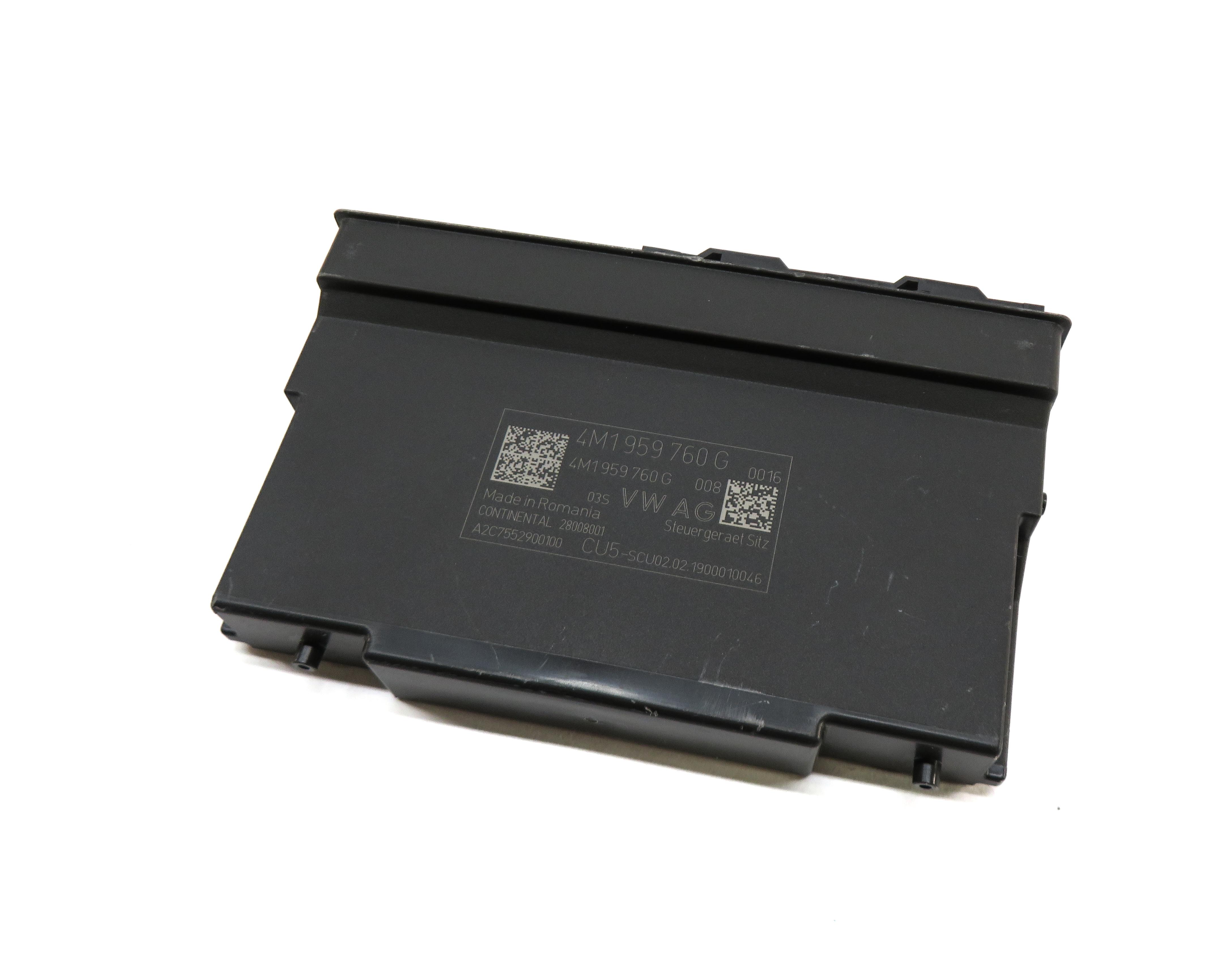 2019 AUDI Q7 (4M) FRONT RIGHT PASSENGER SEAT CONTROL MODULE — exact item pictured