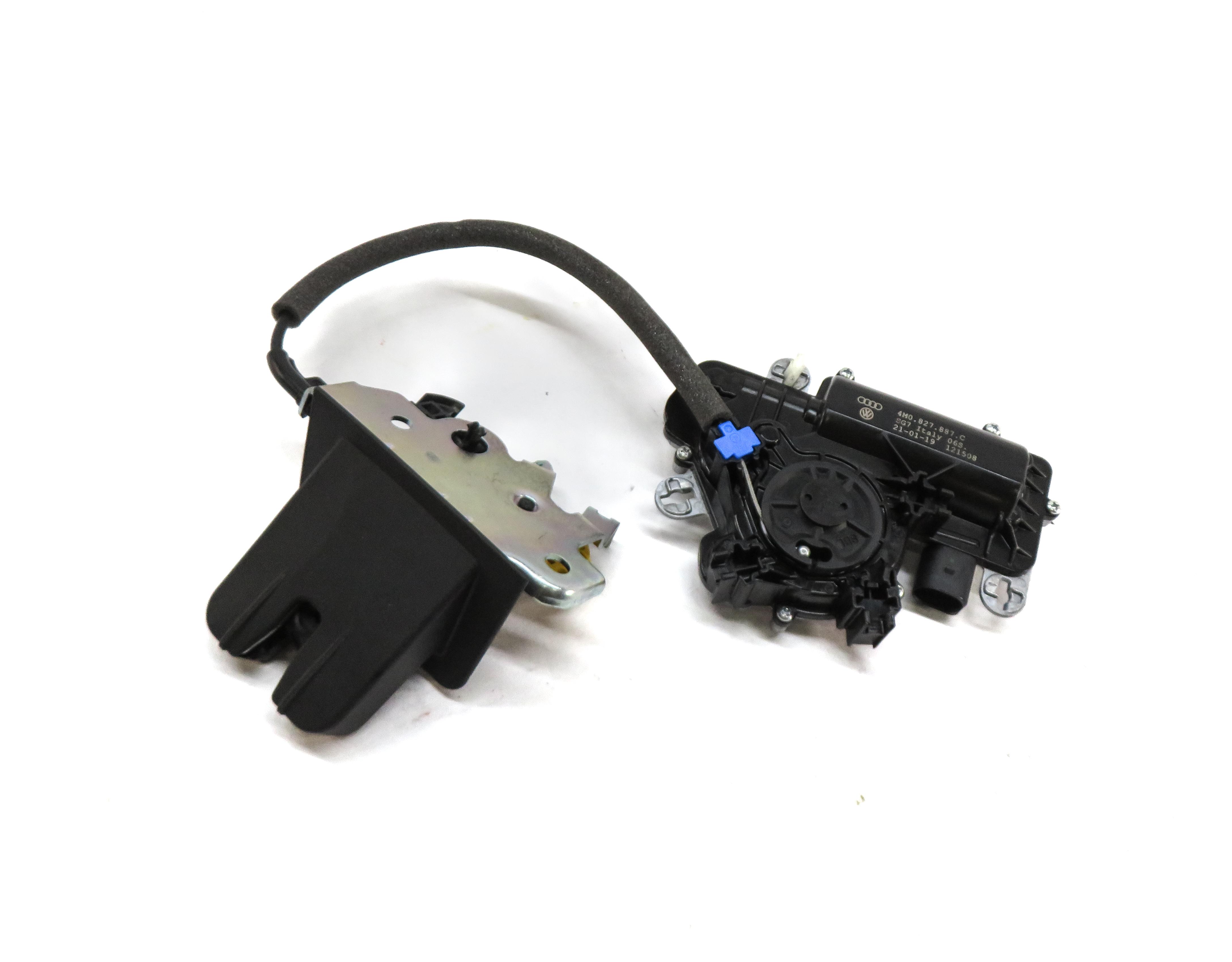 2019 AUDI Q7 (4M) REAR TRUNK LOCK LATCH ACTUATOR MOTOR w/ CABLE — exact item pictured