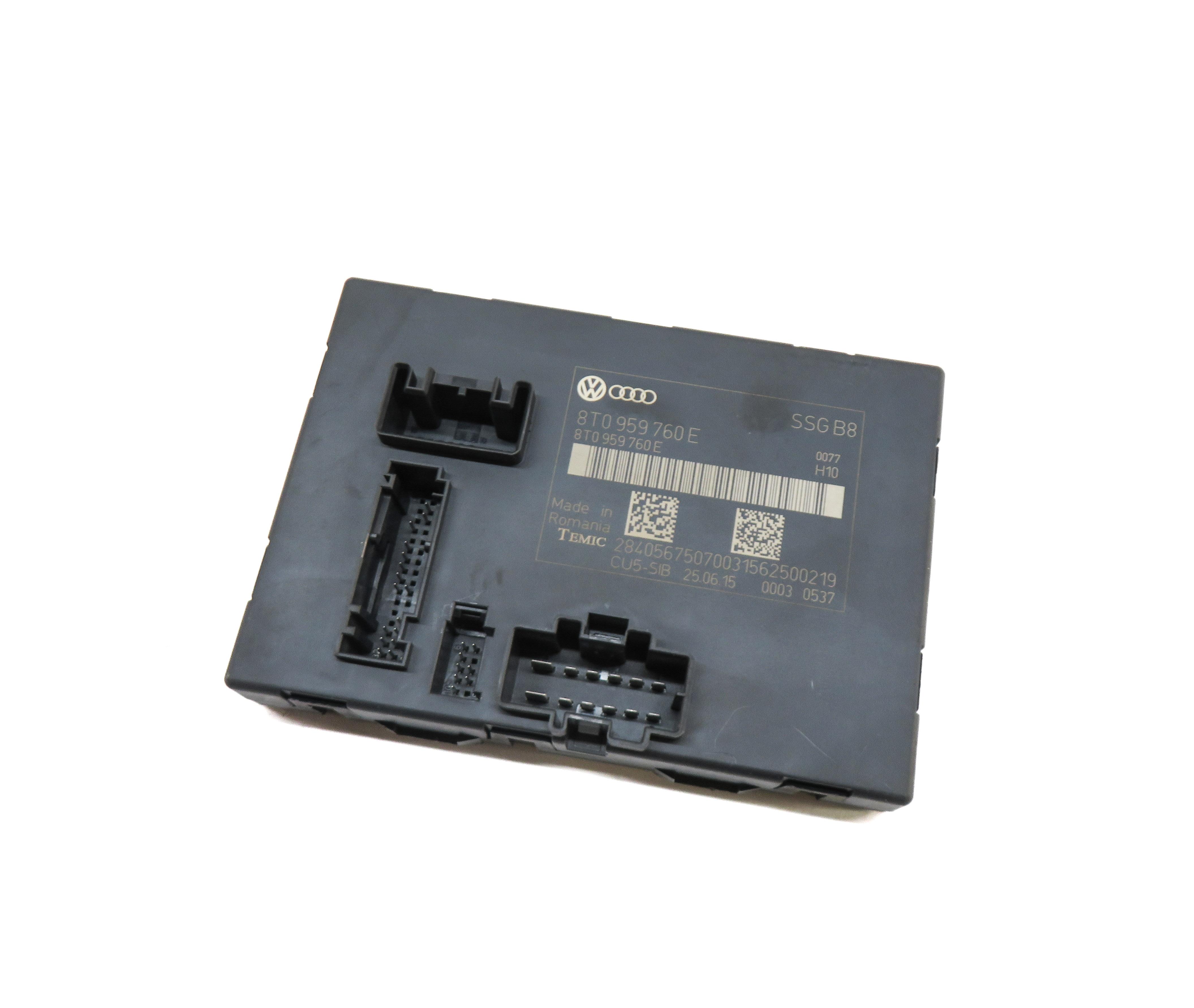 2010-2017 AUDI A5 S5 RS5 (B8 8T) LEFT FRONT DRIVER MEMORY SEAT CONTROL MODULE — exact item pictured