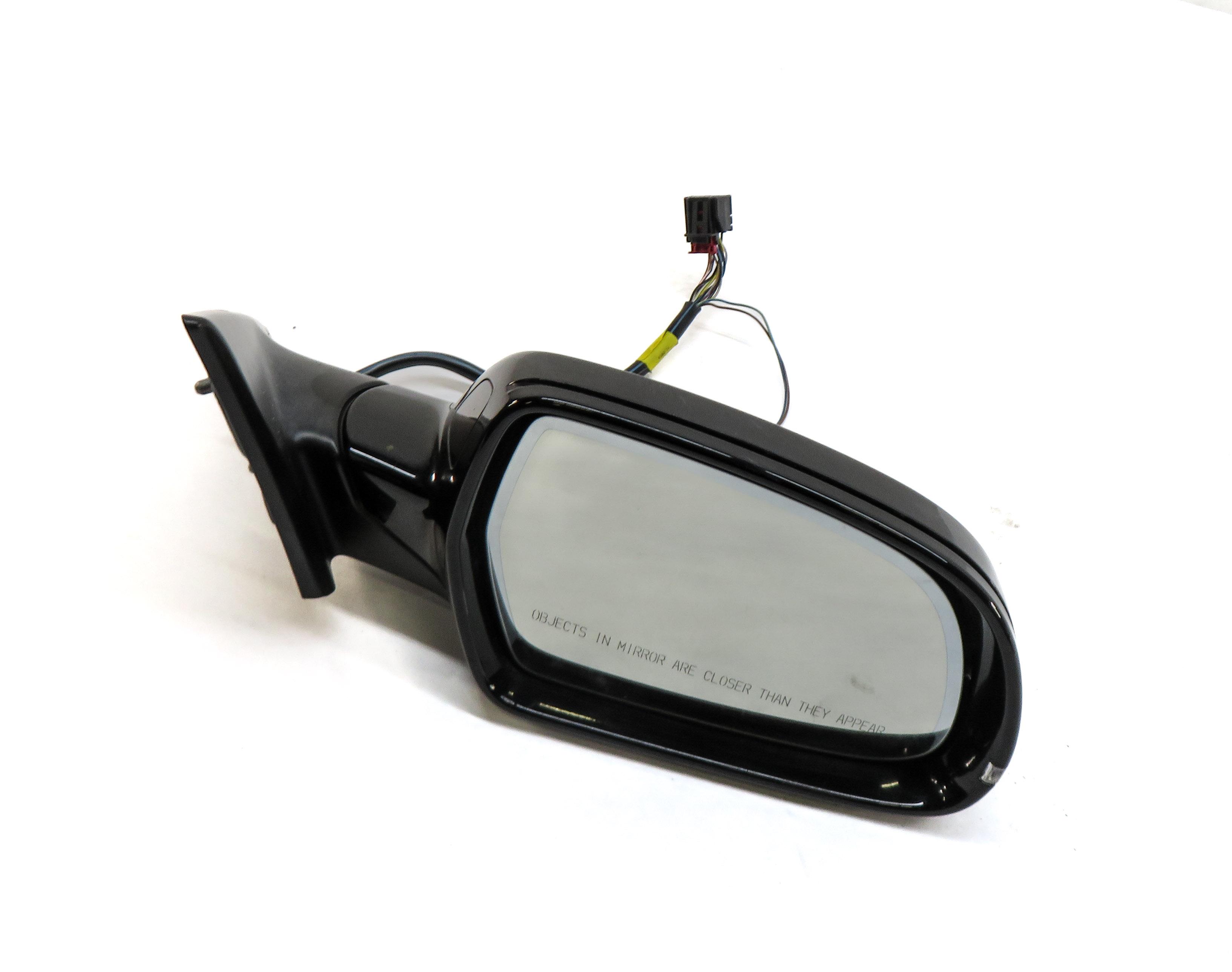 15-17 AUDI A5 RS5 S5 (B8 8T) RIGHT HEAT AUTODIM BLIND SPOT DOOR MIRROR (BLUE) — exact item pictured