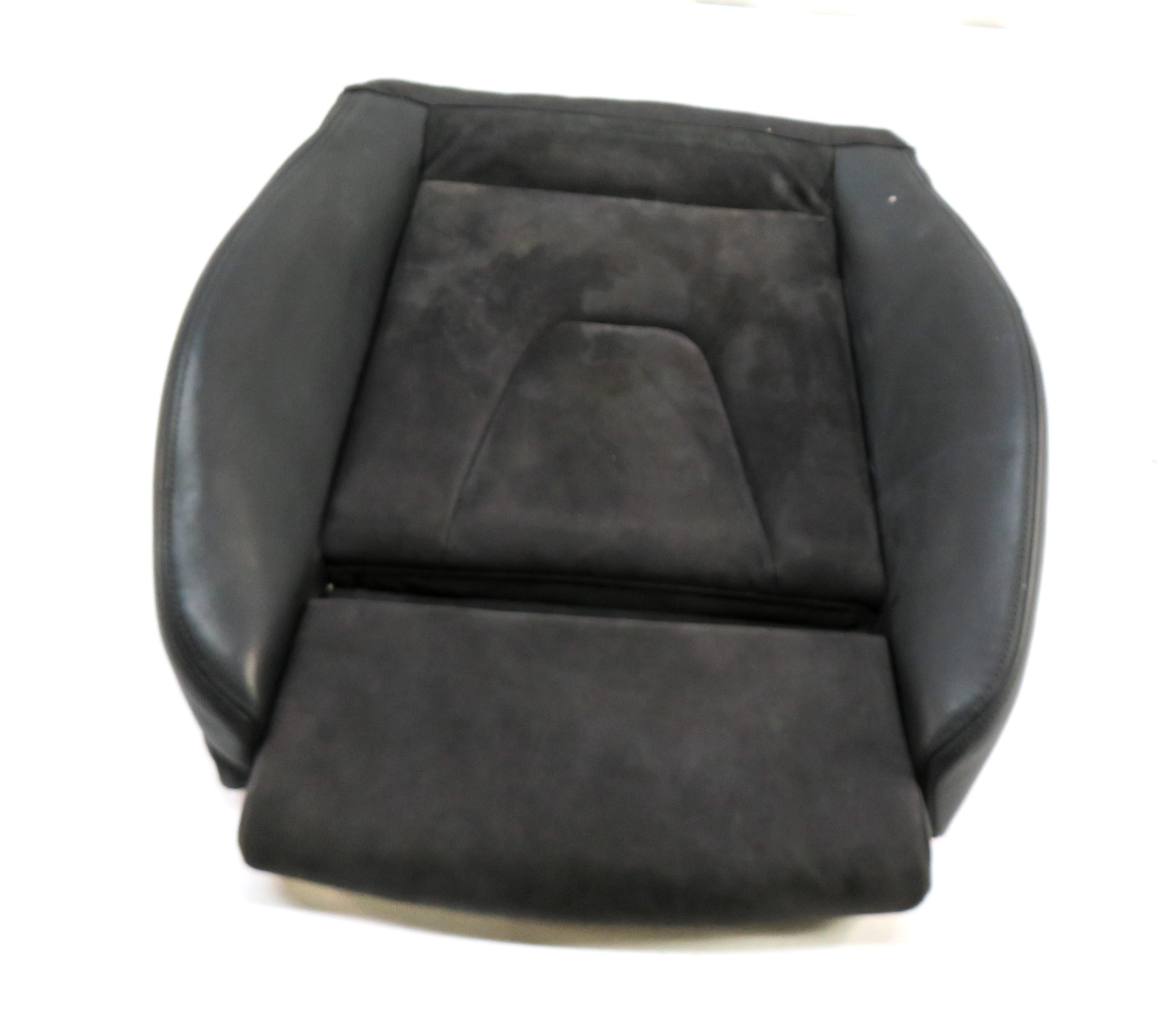 2014-2017 AUDI S5 (B8 8T) DRIVER LOWER BOTTOM HEATED SPORT SEAT CUSHION (BLACK) — exact item pictured