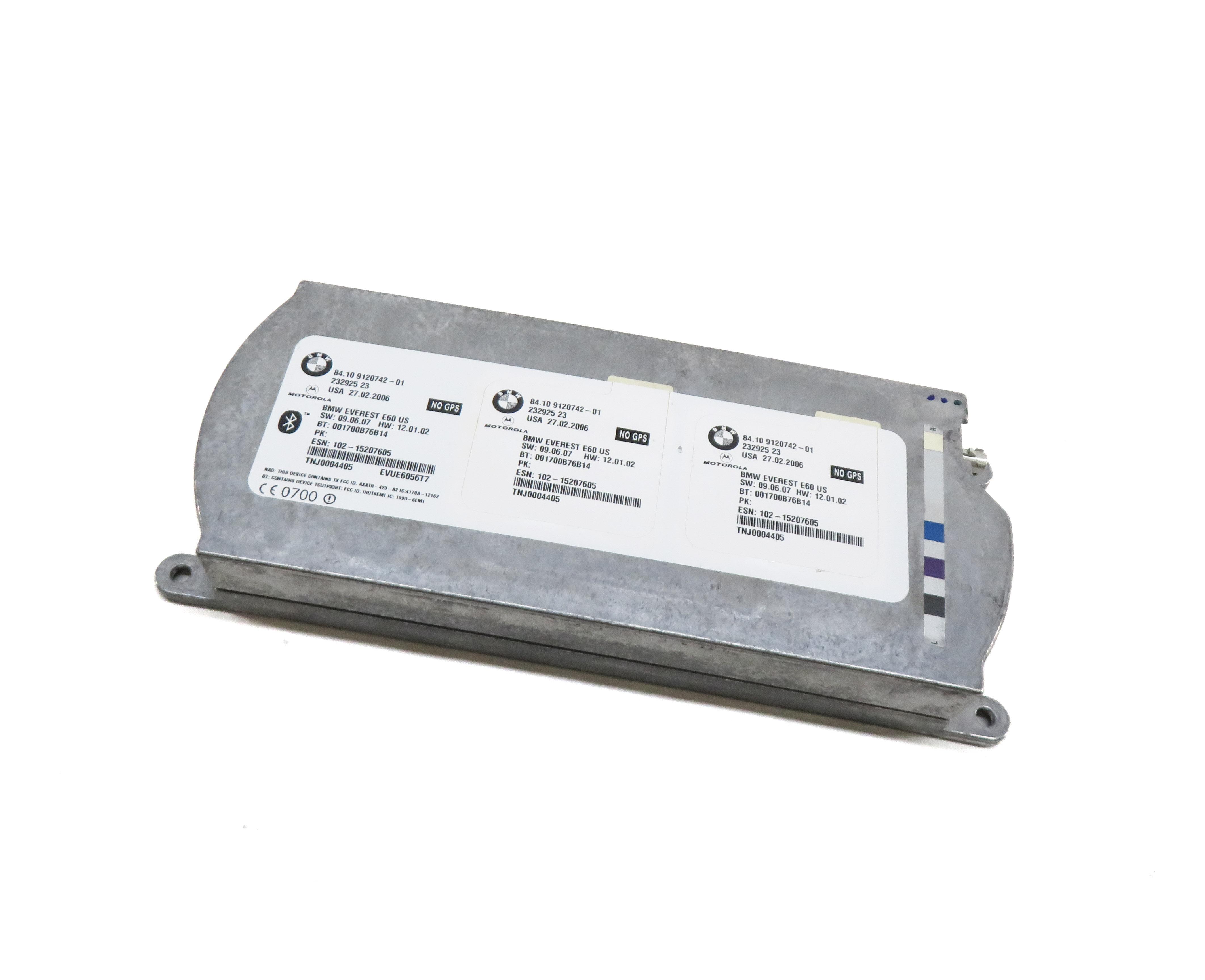 2006 BMW M6 (E63) CELL PHONE CONNECT CONNECTION BLUETOOTH CONTROL MODULE — exact item pictured