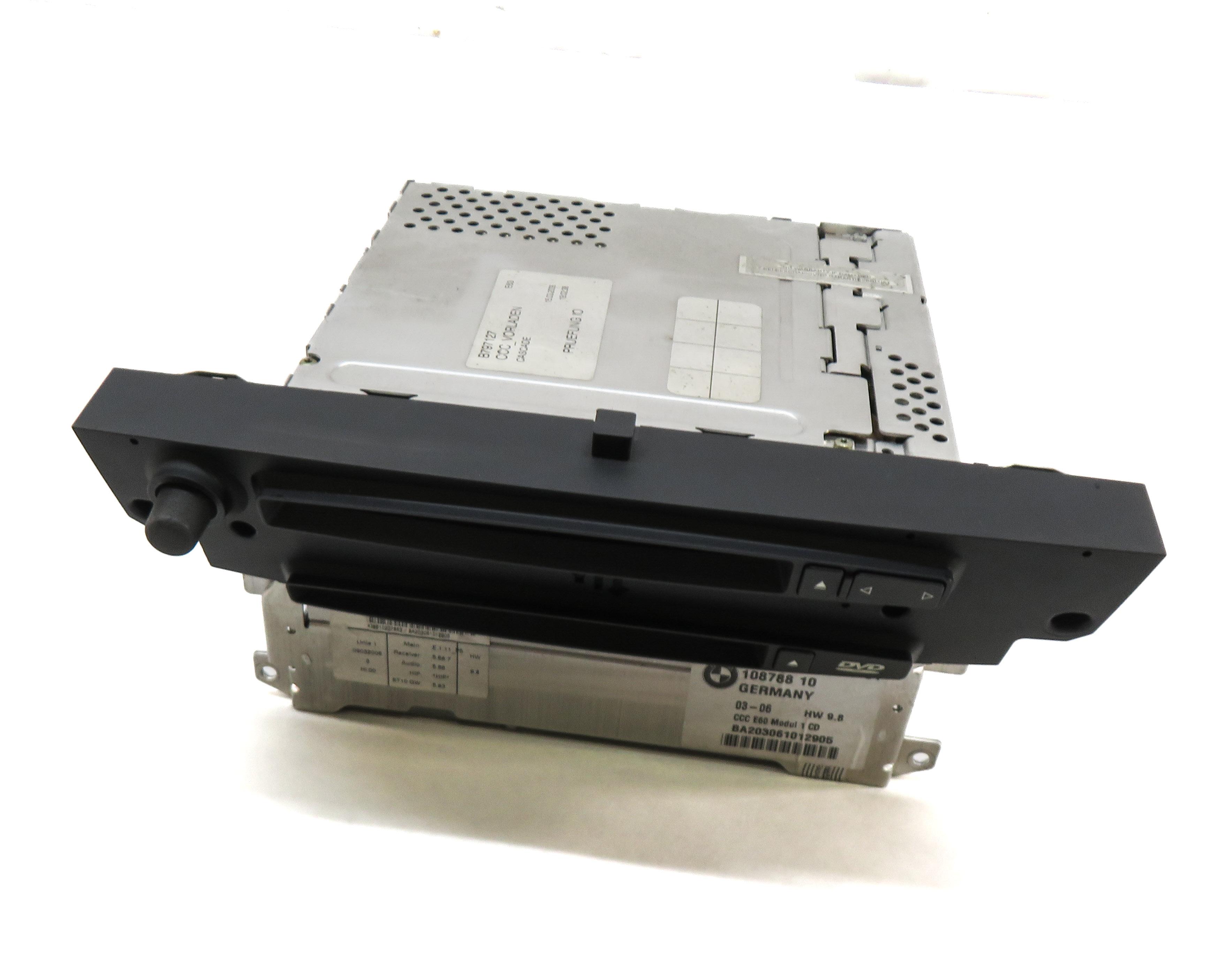 2006 BMW M6 (E63) FRONT RADIO STEREO CD DVD PLAYER HEAD UNIT 65839117560 — exact item pictured