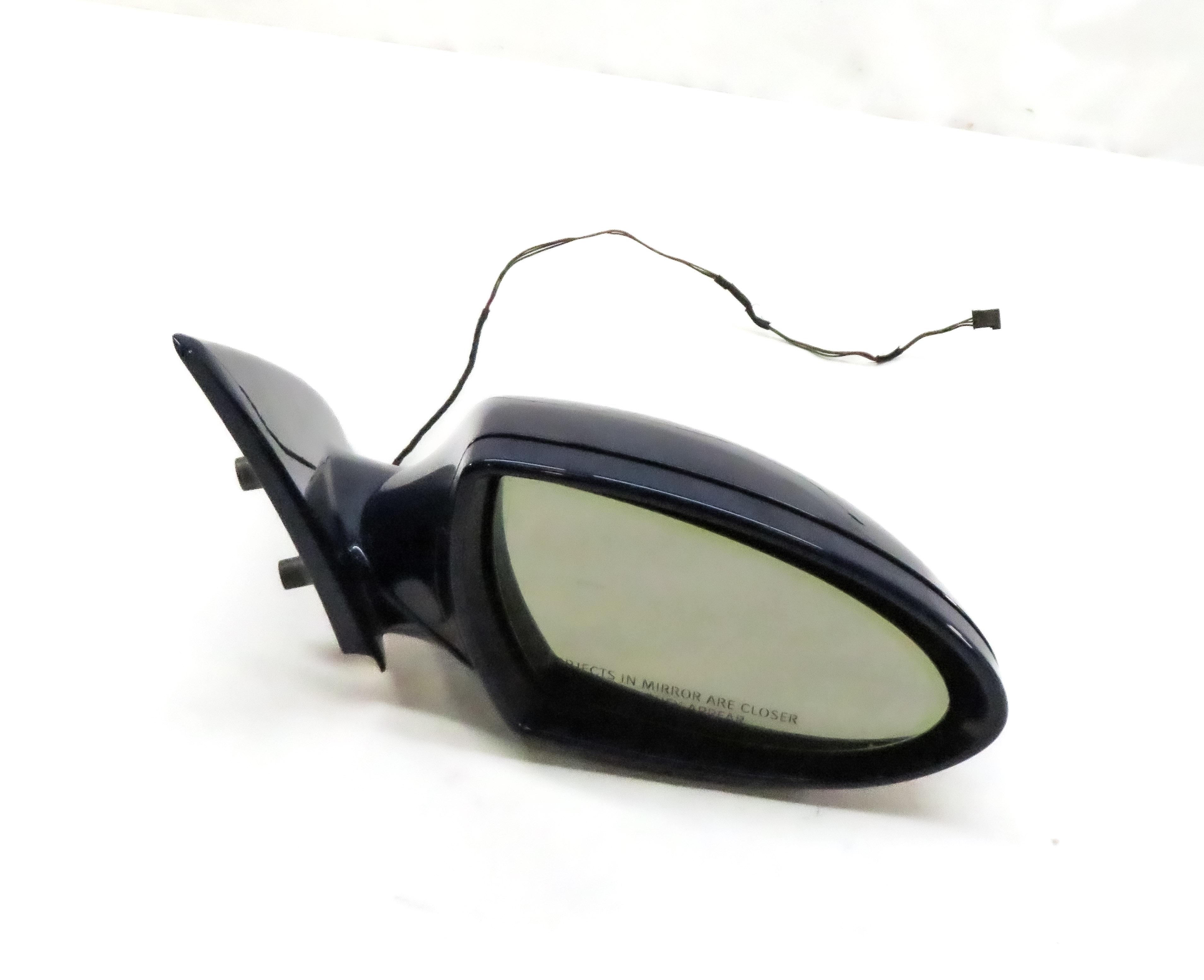 2006-2008 BMW M6 (E63) RIGHT P-FOLD HEATED AUTODIM MEMORY DOOR MIRROR (BLUE) — exact item pictured