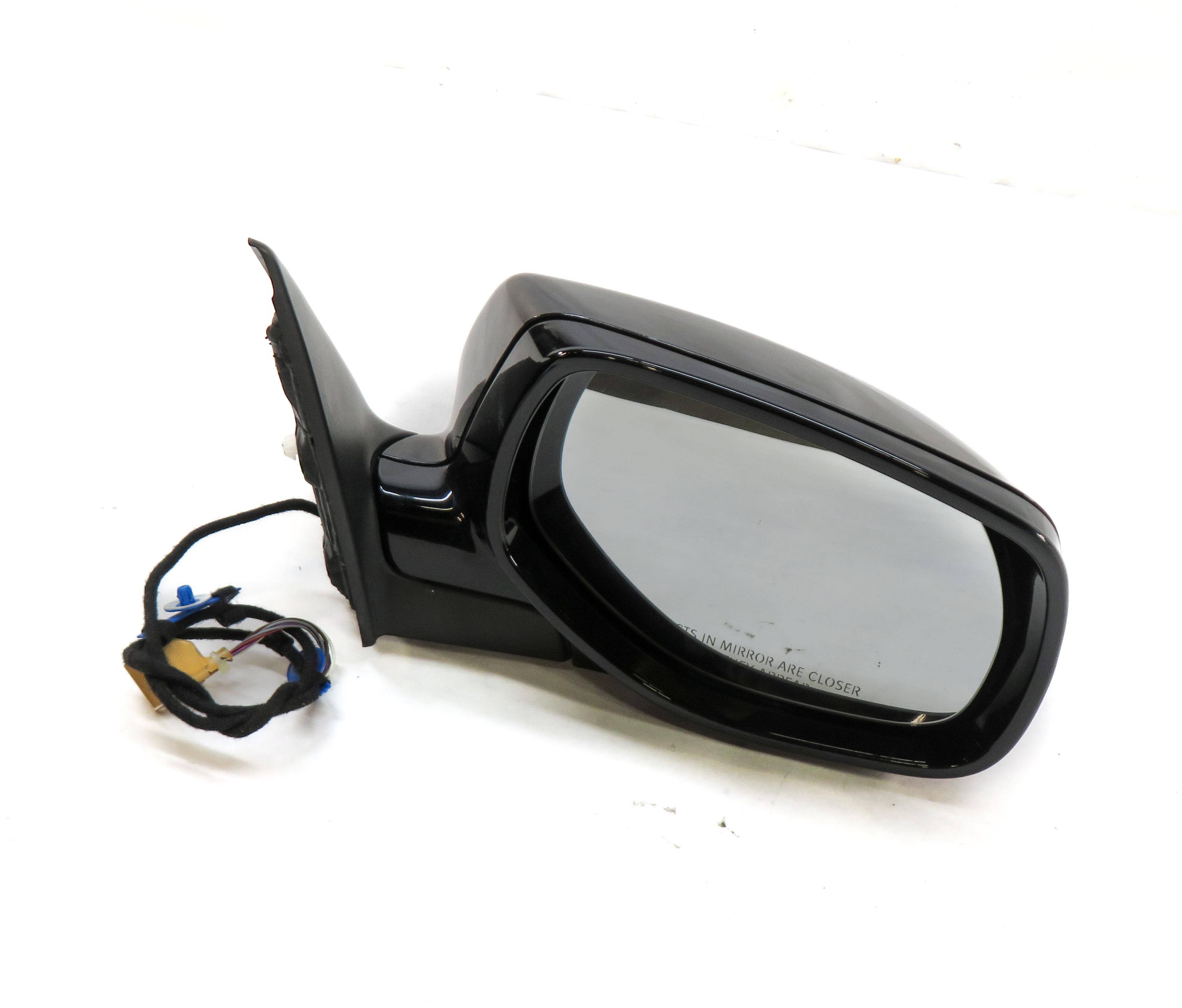 2008-2010 PORSCHE CAYENNE (957) RIGHT PASSENGER DOOR MIRROR PFOLD HEATED (BLACK) — exact item pictured