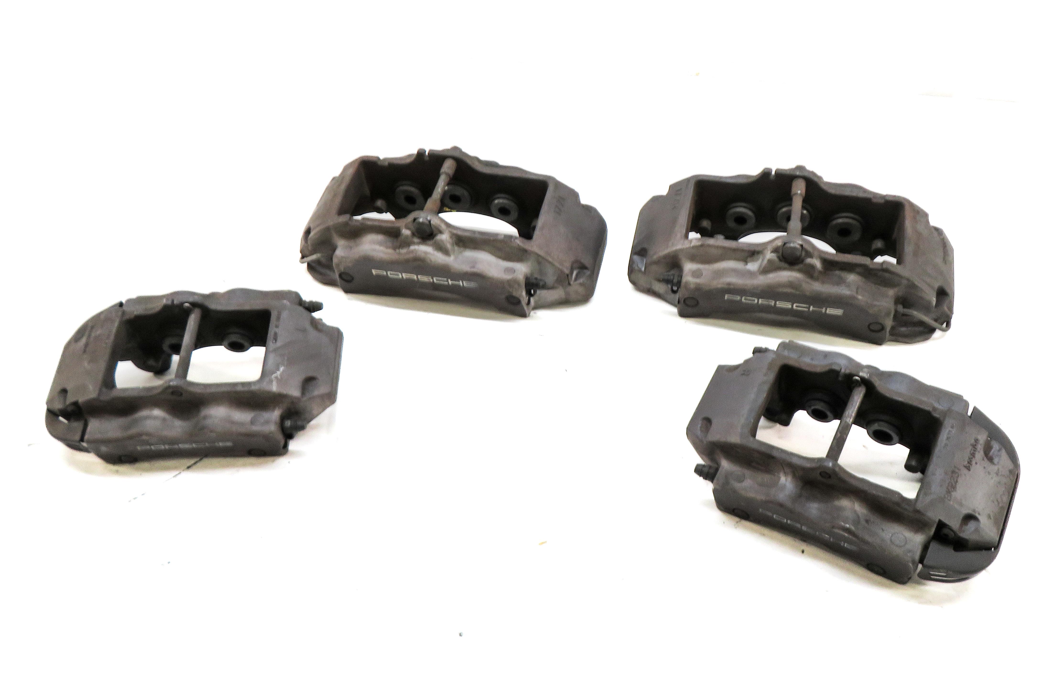 2004-2010 PORSCHE CAYENNE (955 957) FRONT & REAR BRAKE CALIPER SET-4 (BREMBO) — exact item pictured