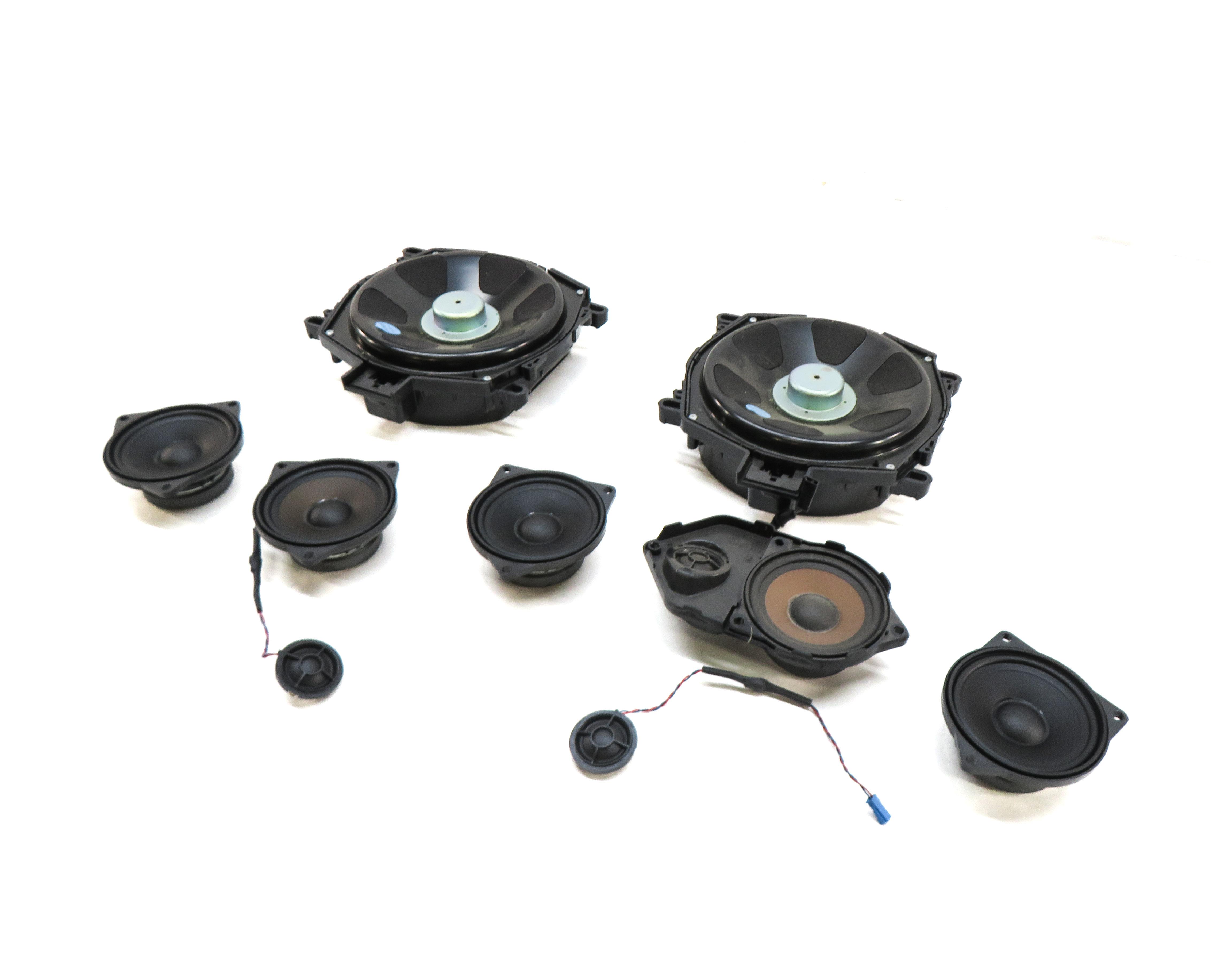 2009 BMW X5 E70 RADIO STEREO FRONT REAR LEFT RIGHT DOOR DASH DECK SPEAKER SET 10 — exact item pictured