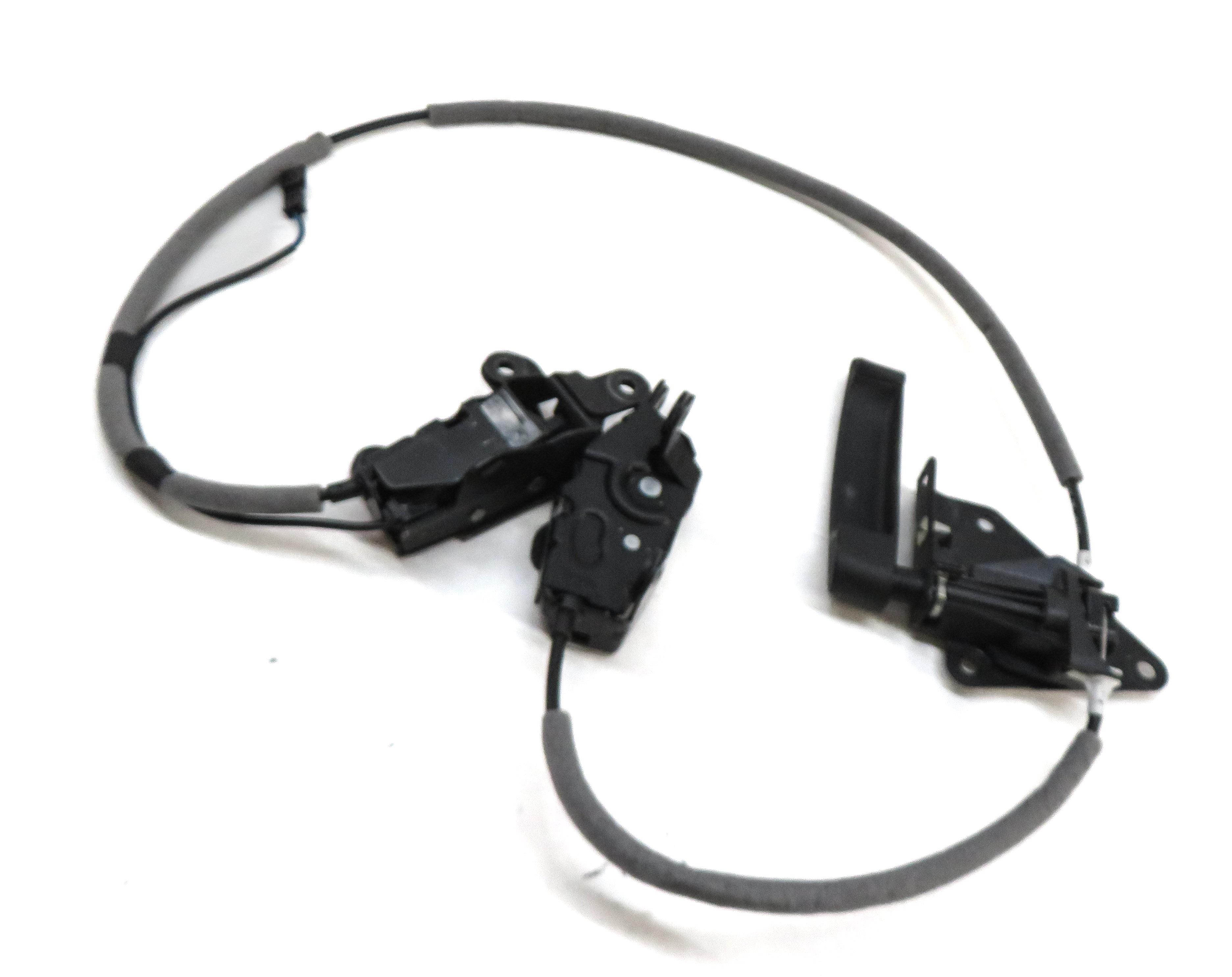 2009 BMW X5 (E70) REAR LEFT & RIGHT LOWER LOCK LATCH w/ HANDLE SET 3 & CABLES — exact item pictured