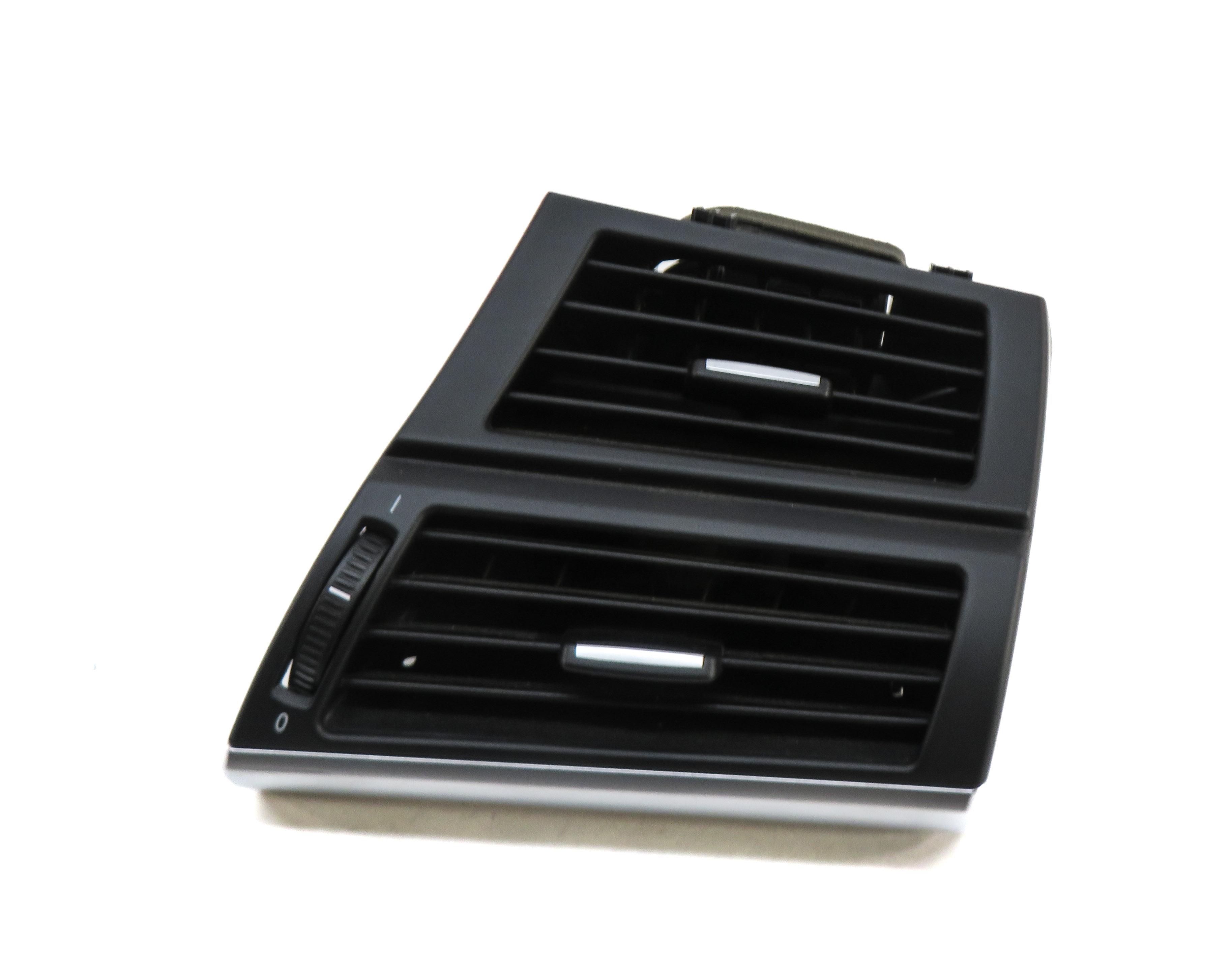 2009 BMW X5 (E70) FRONT RIGHT PASSENGER OUTER DASH A/C HEATER AIR VENT (BLACK) — exact item pictured