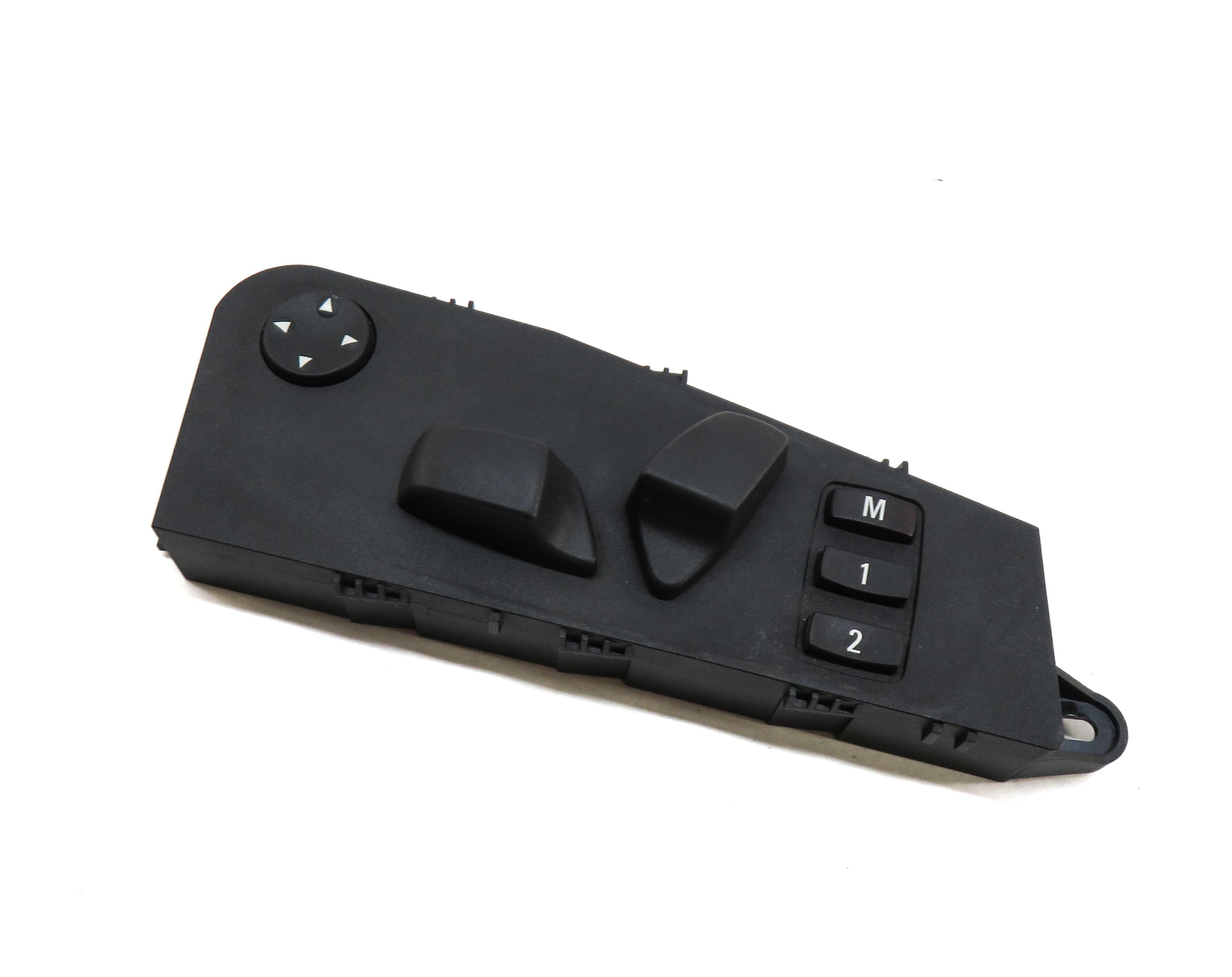 2009 BMW X5 (E70) FRONT LEFT DRIVER SEAT MEMORY ADJUST ADJUSTMENT SWITCH (BLACK) — exact item pictured