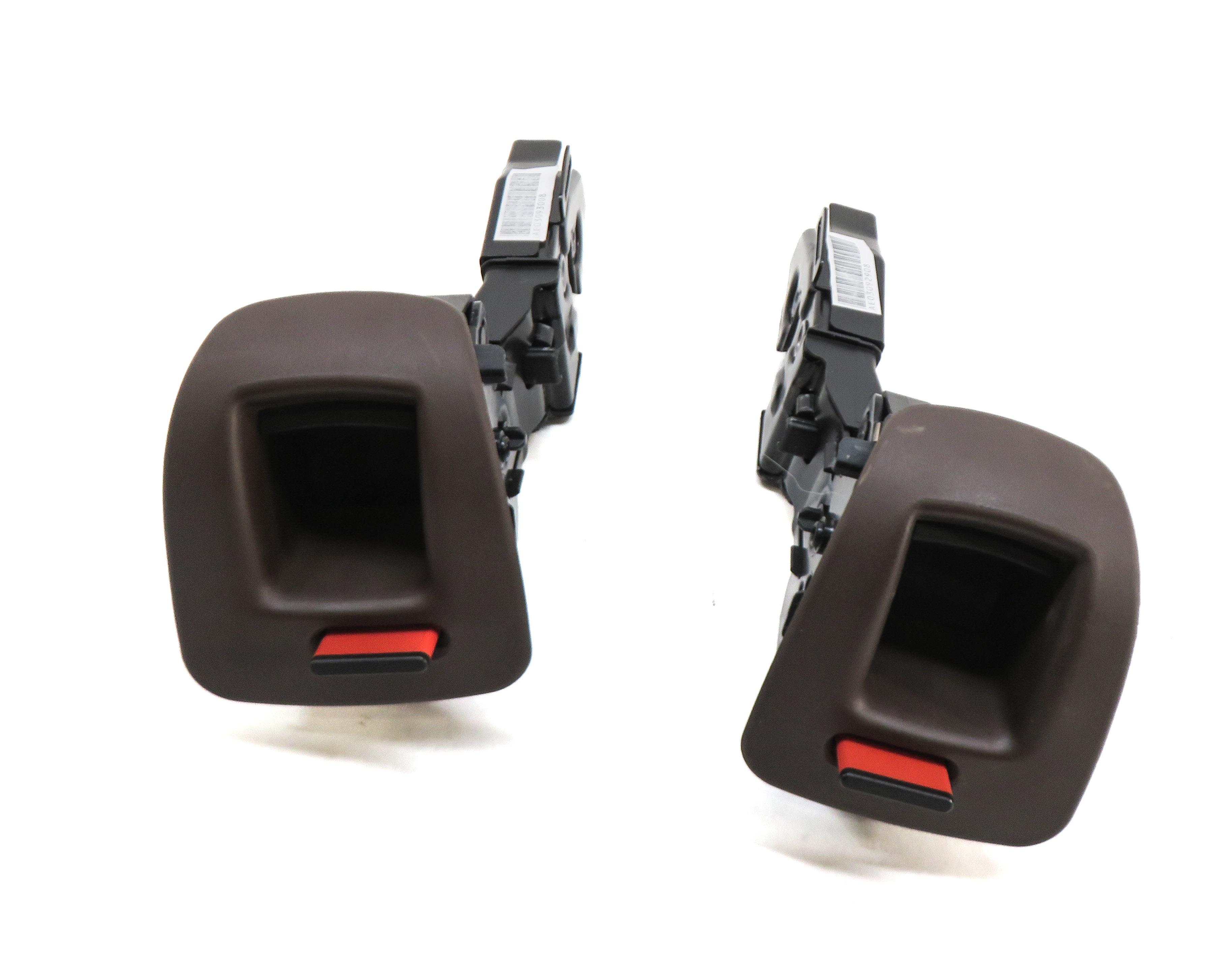 2009 BMW X5 (E70) REAR LEFT & RIGHT SEAT LOCK LATCH SET 2 (TOBACCO BROWN) — exact item pictured