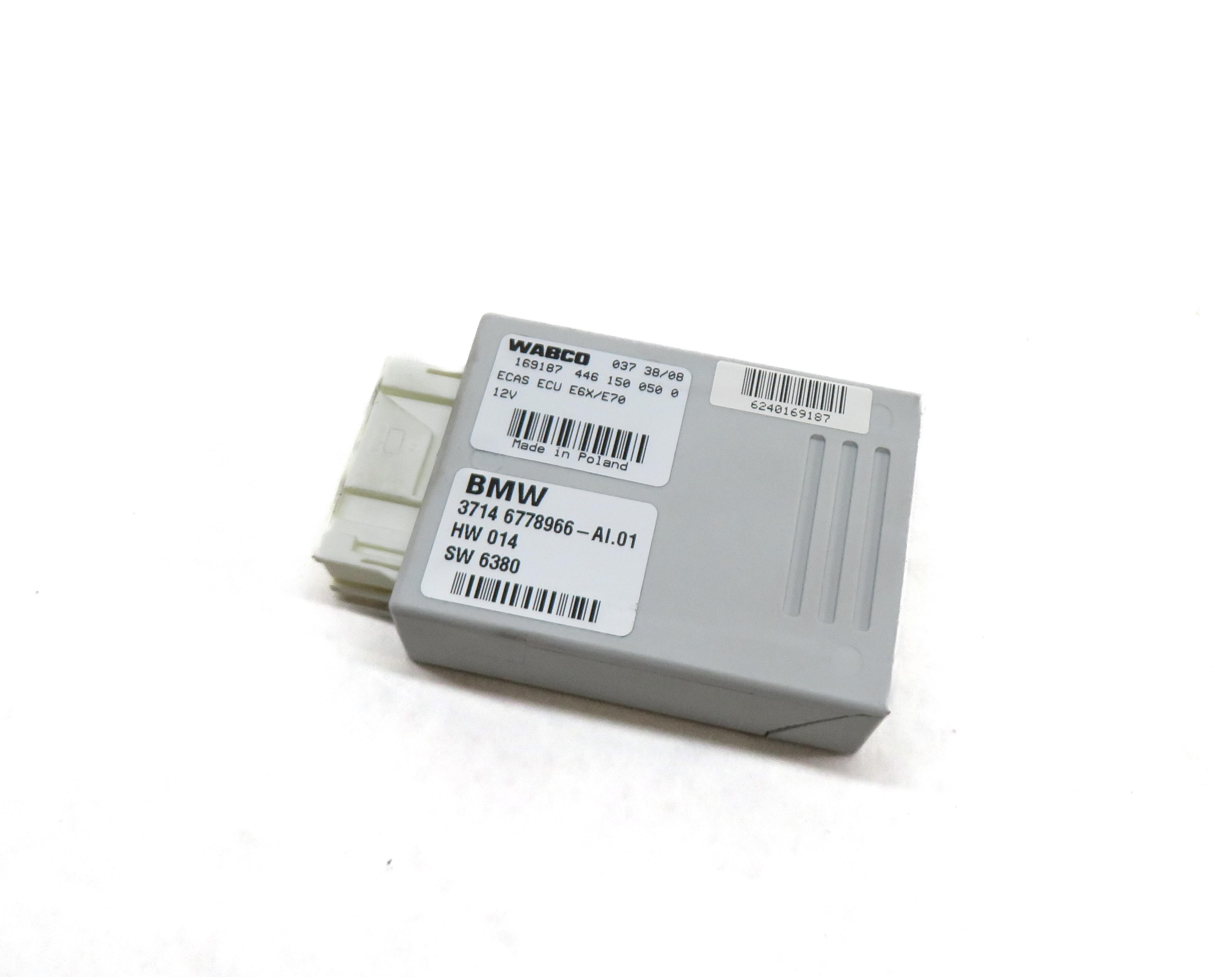 2007-2014 BMW X5 X5M X6 X6M (E70 E71 E72) AIR SUSPENSION CONTROL MODULE — exact item pictured