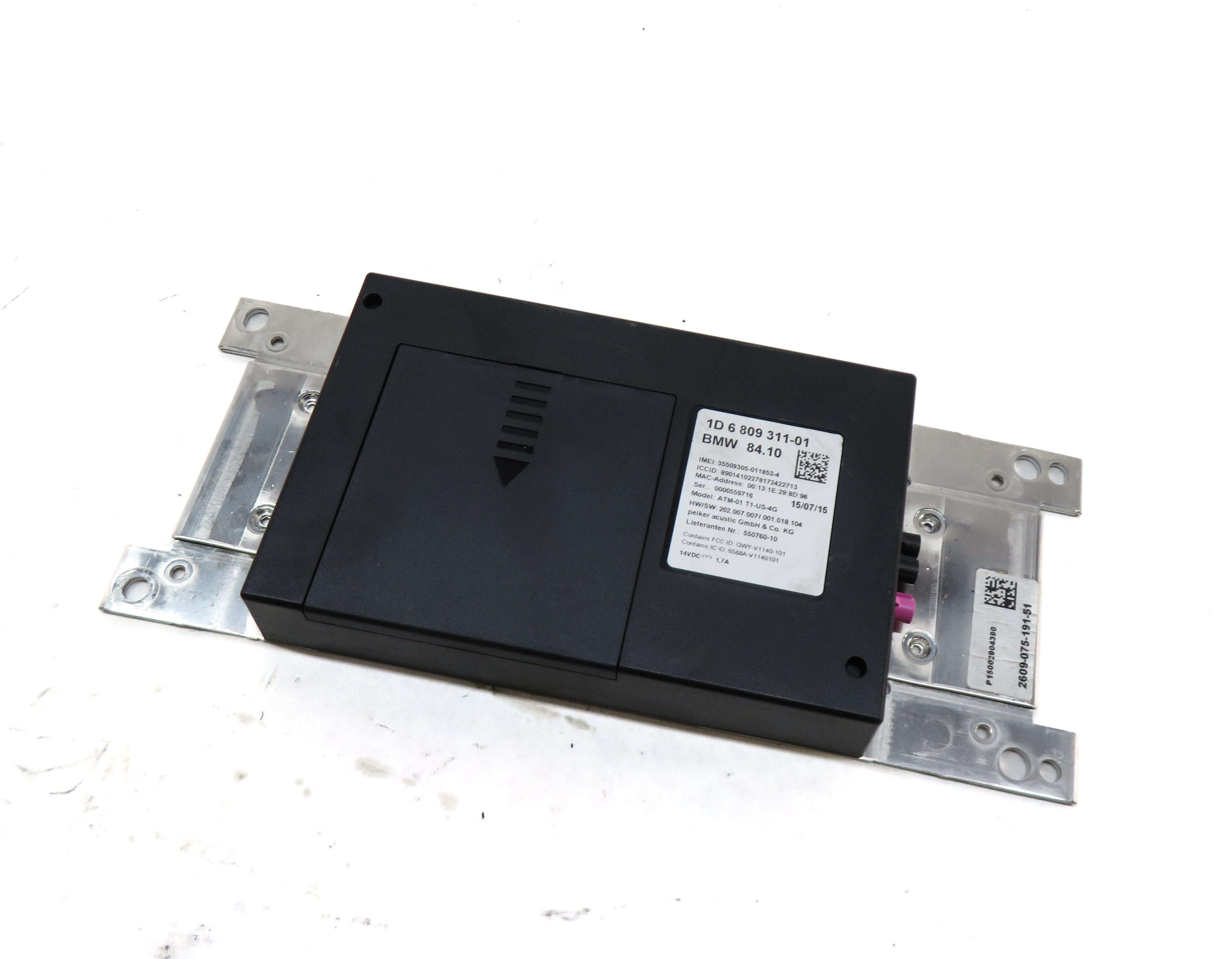 14-20 BMW 2 3 4 X3 X5 X6 (F15 F16 F22 F25 F30 F32 F86) BLUETOOTH CONTROL MODULE — exact item pictured