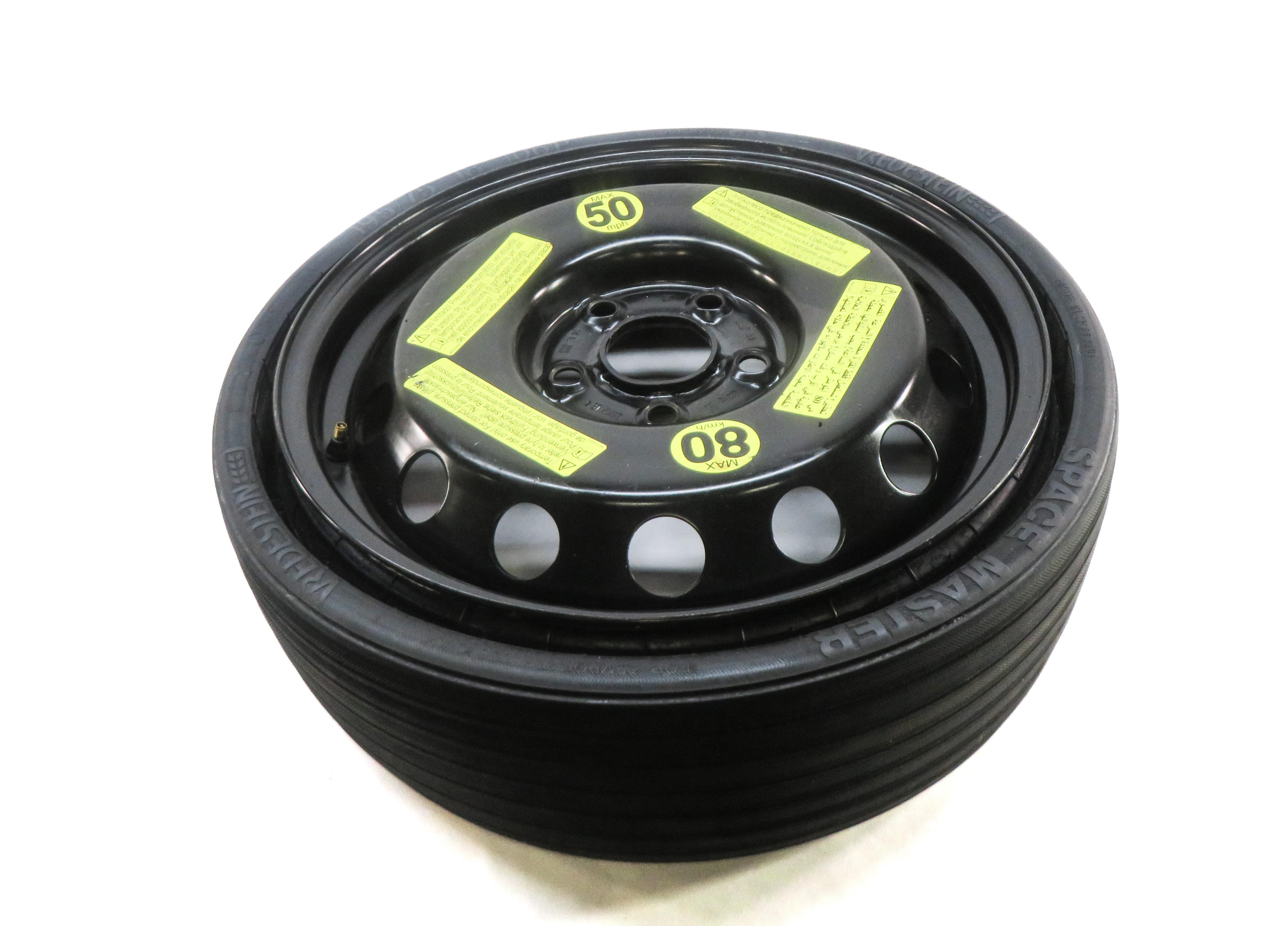 2004-2017 VW TOUAREG AUDI Q7 (4L) 18x6-1/2 COLLAPSIBLE SPARE TIRE WHEEL RIM — exact item pictured