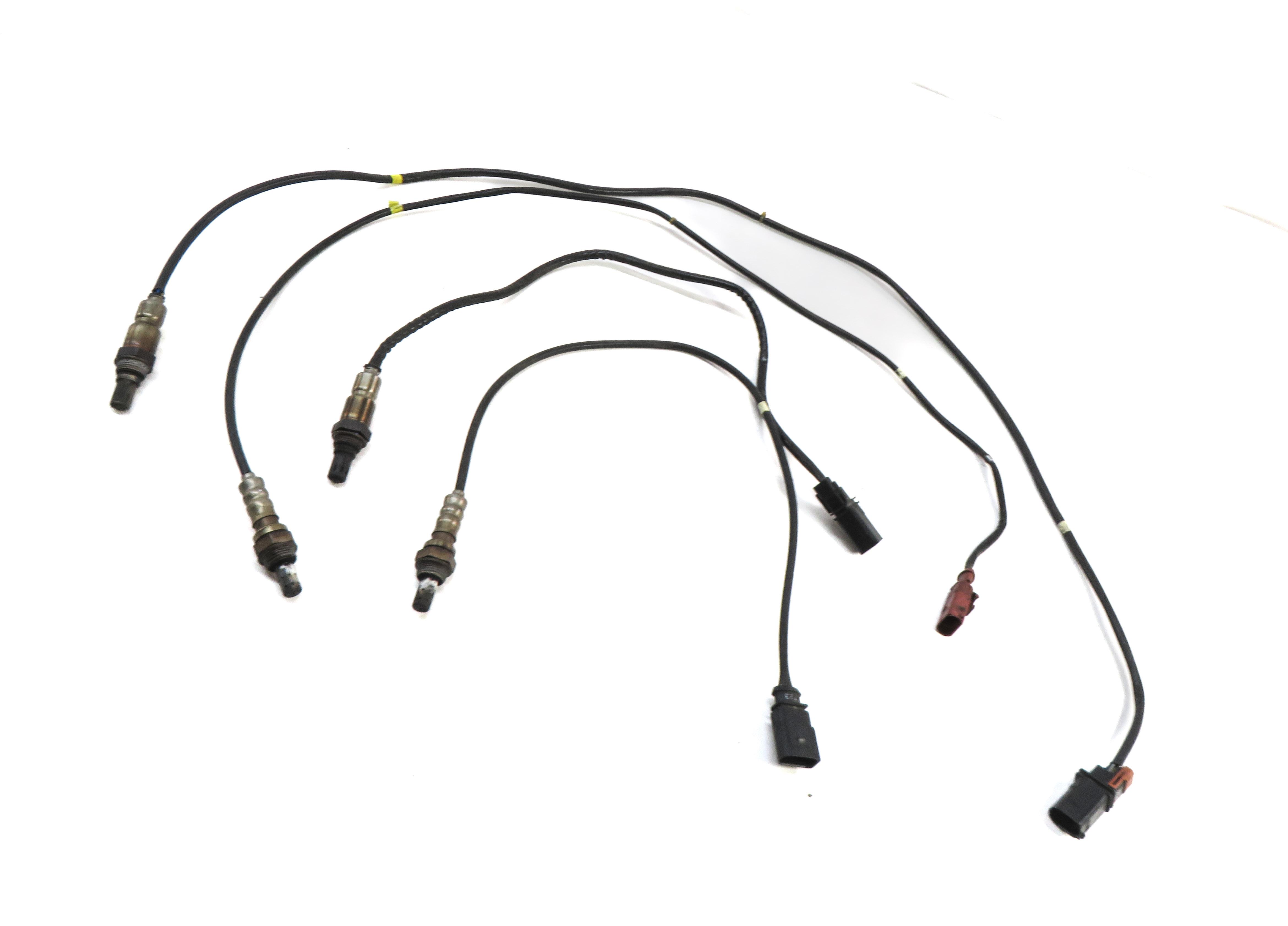 2014 AUDI Q7 (4L) 3.0L CTWA SUPER ENGINE PRE POST CAT O2 OXYGEN SENSOR SET 4 — exact item pictured