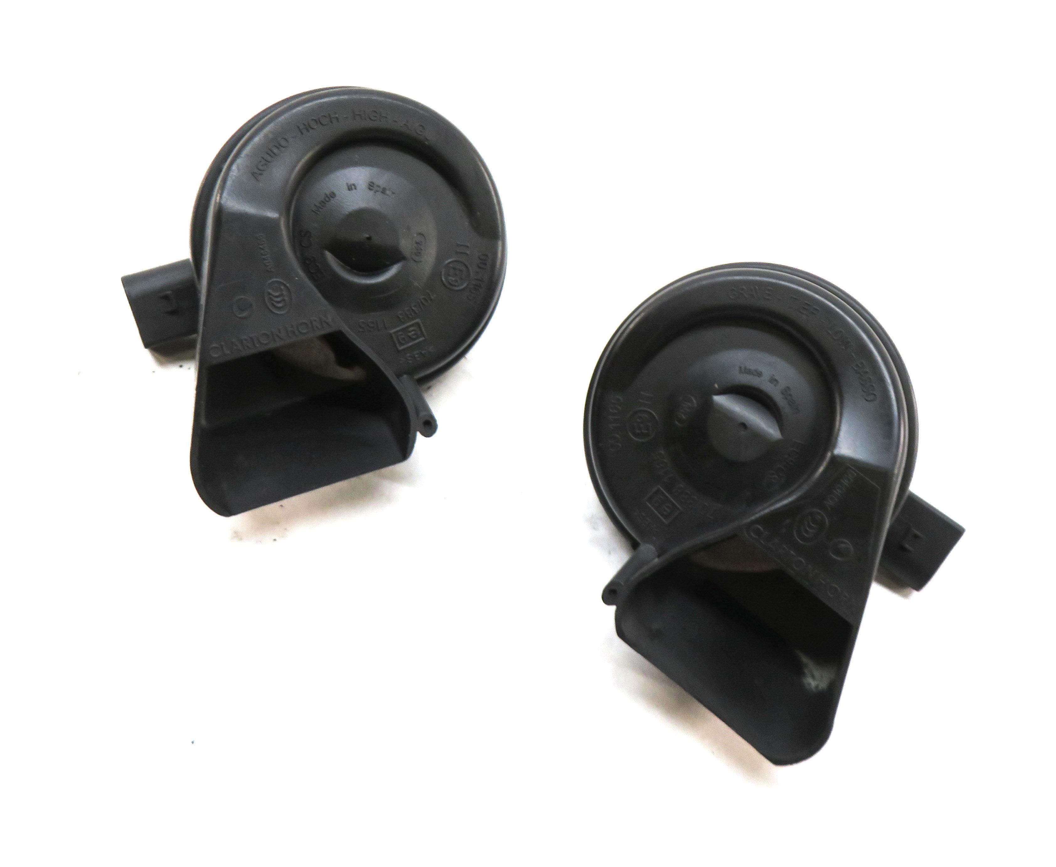 2007-2015 AUDI Q7 R8 (4L 4S) HIGH & LOW TONE HORN SET-2 — exact item pictured