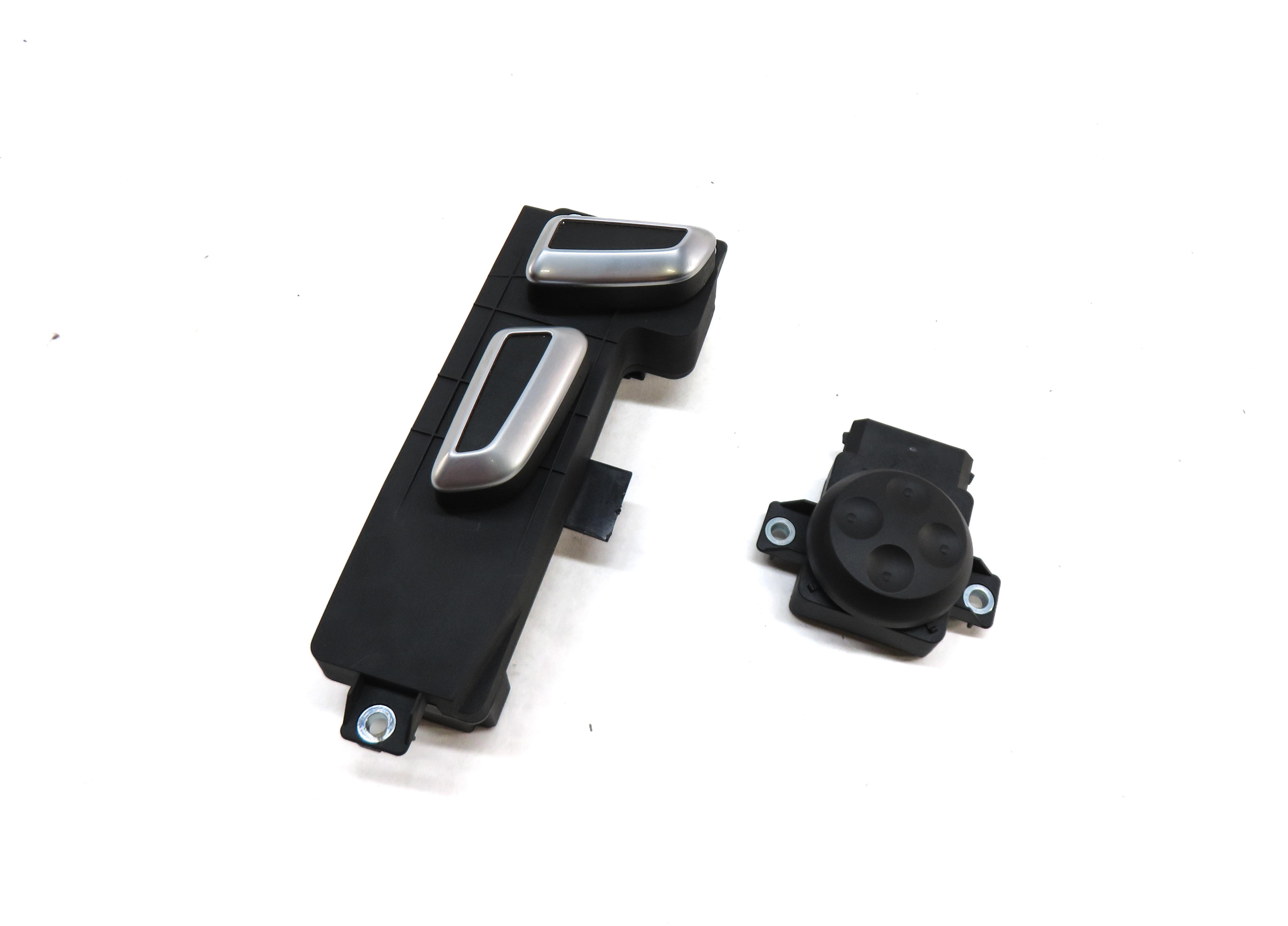 2014 AUDI Q7 (4L) FRONT RIGHT PASSENGER SEAT ADJUST ADJUSTMENT SWITCH SET2 BLACK — exact item pictured