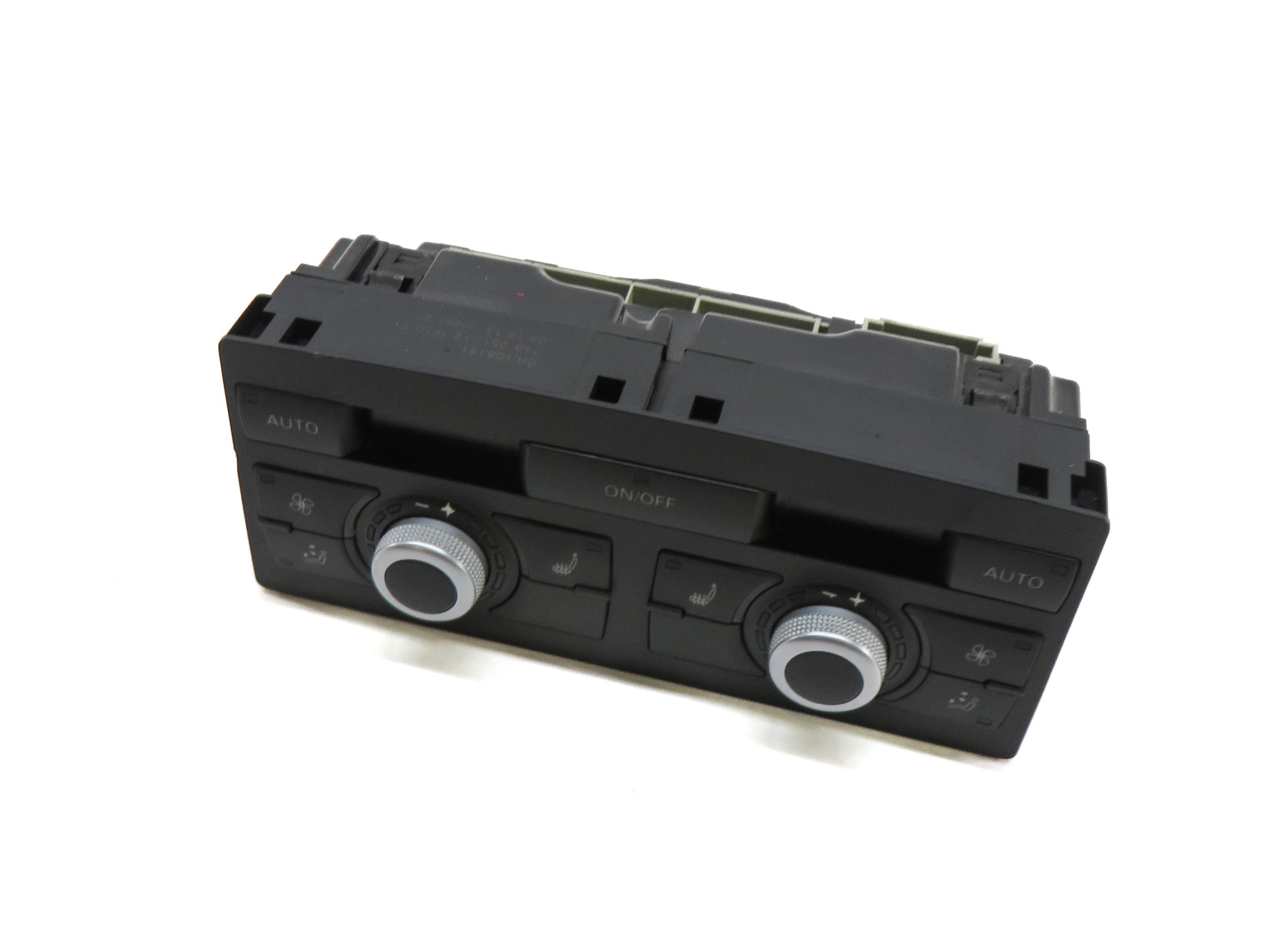 2013-2015 AUDI Q7 (4L) REAR HEATER A/C TEMPERATURE CONTROL PANEL (HEATED SEAT) — exact item pictured