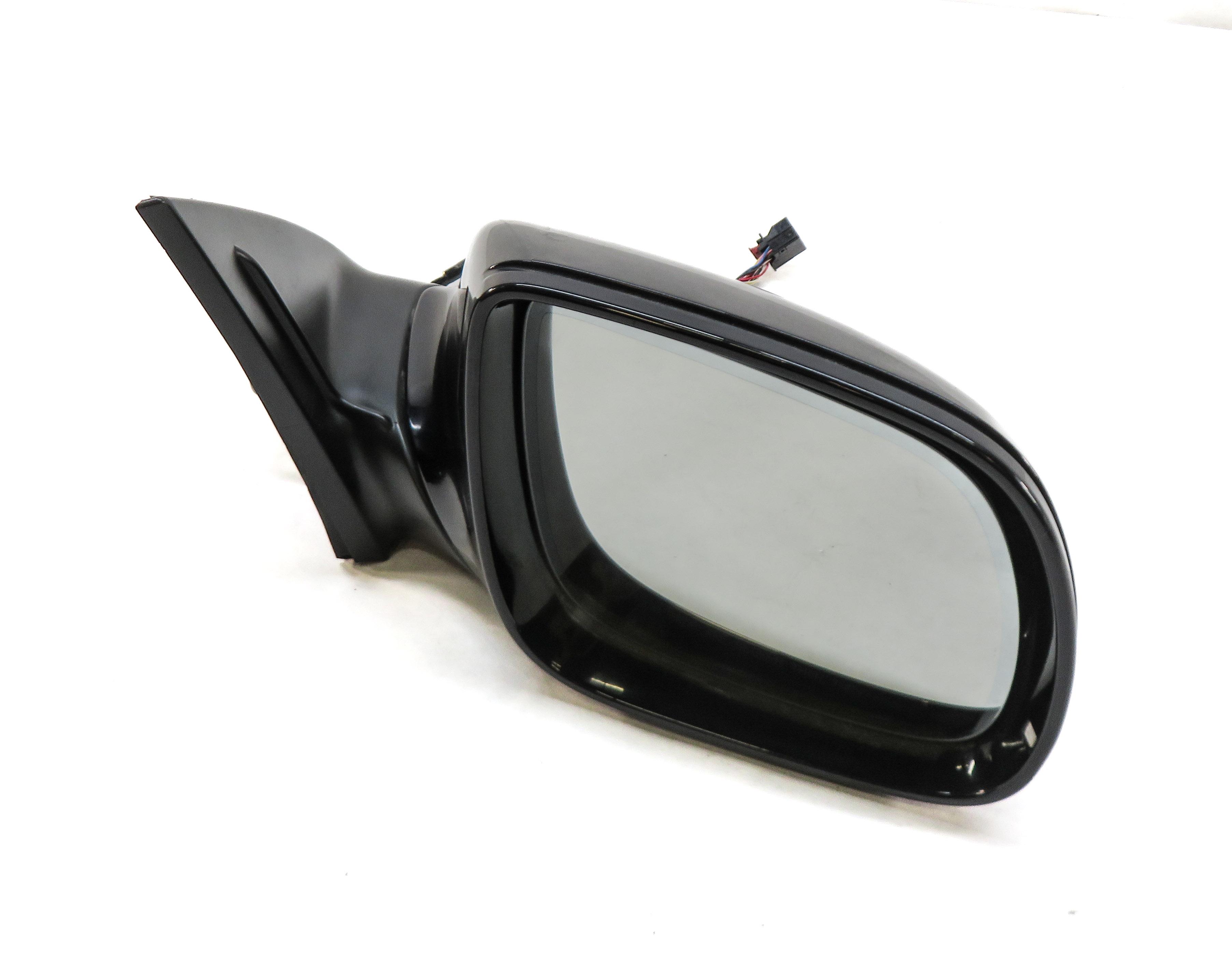 13-17 AUDI Q7 4L RIGHT DRIVER DOOR MIRROR PFOLD HEAT MEMORY AUTODIM BLIND BLACK — exact item pictured