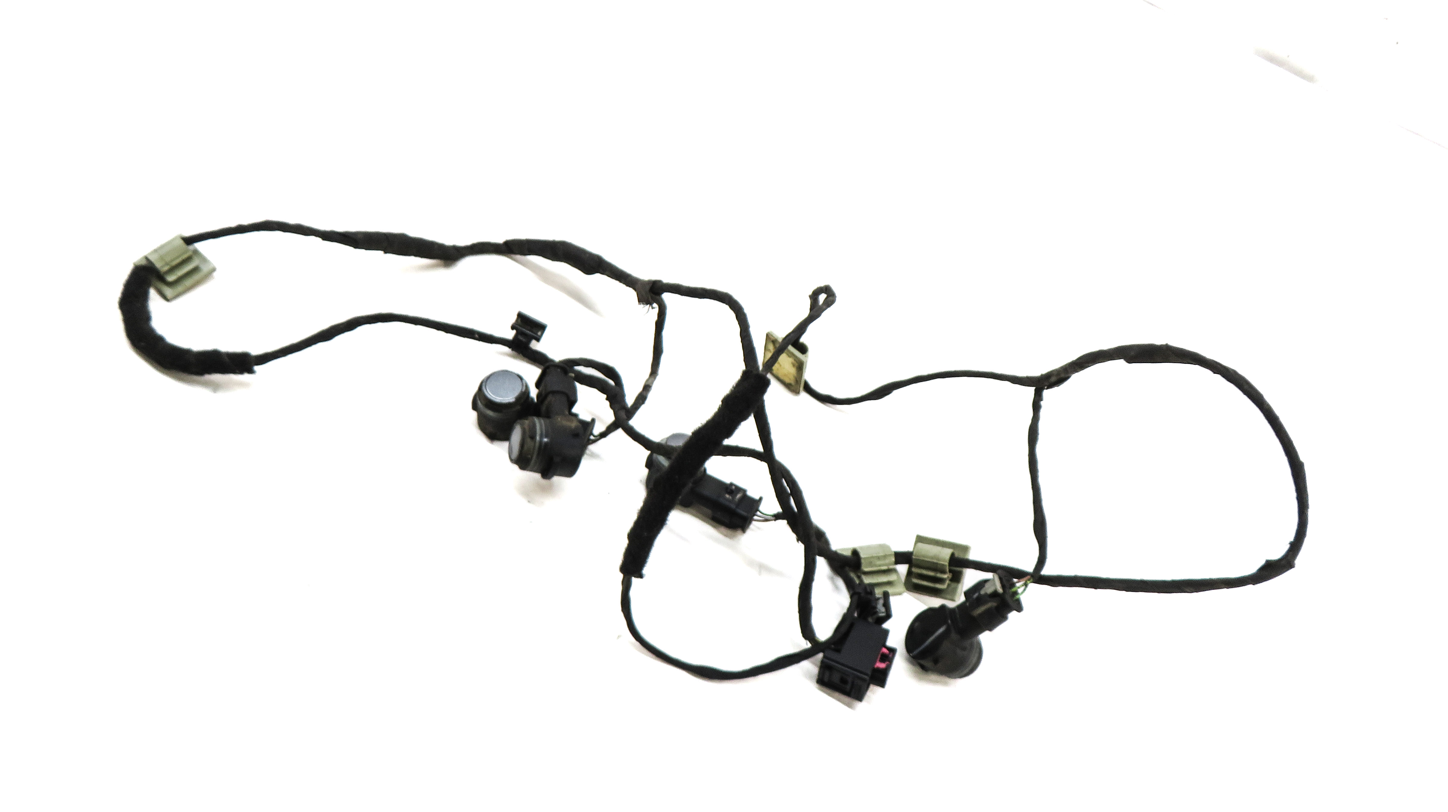 2015 BMW X5 (F15) REAR PARKING DISTANCE PDC SENSOR SET 4 w/ HARNESS (Grey) — exact item pictured