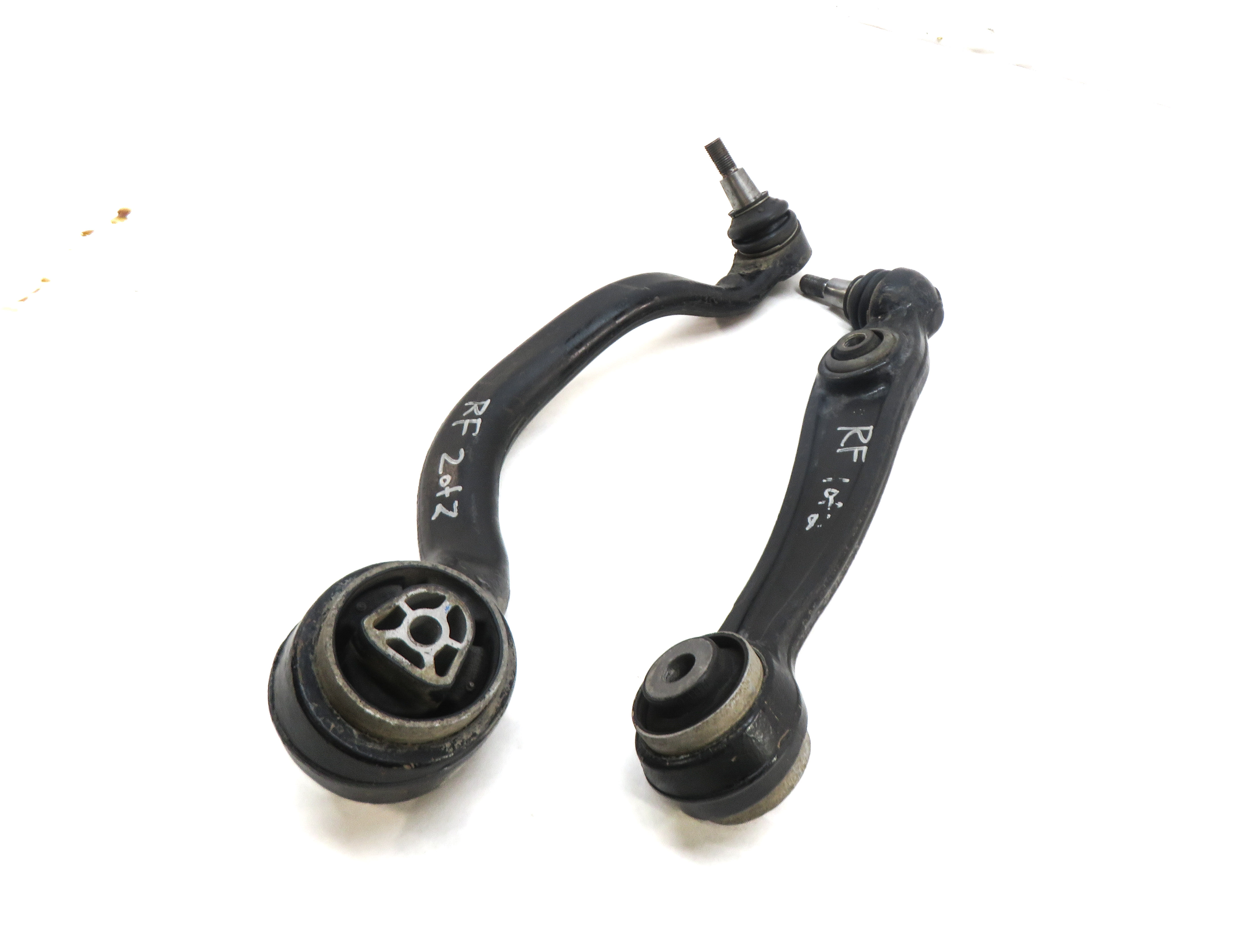 2014-2019 BMW X5 X6 (F15 F16) RIGHT FRONT DRIVER CONTROL ARM SET-2 (w/o ACTIVE) — exact item pictured