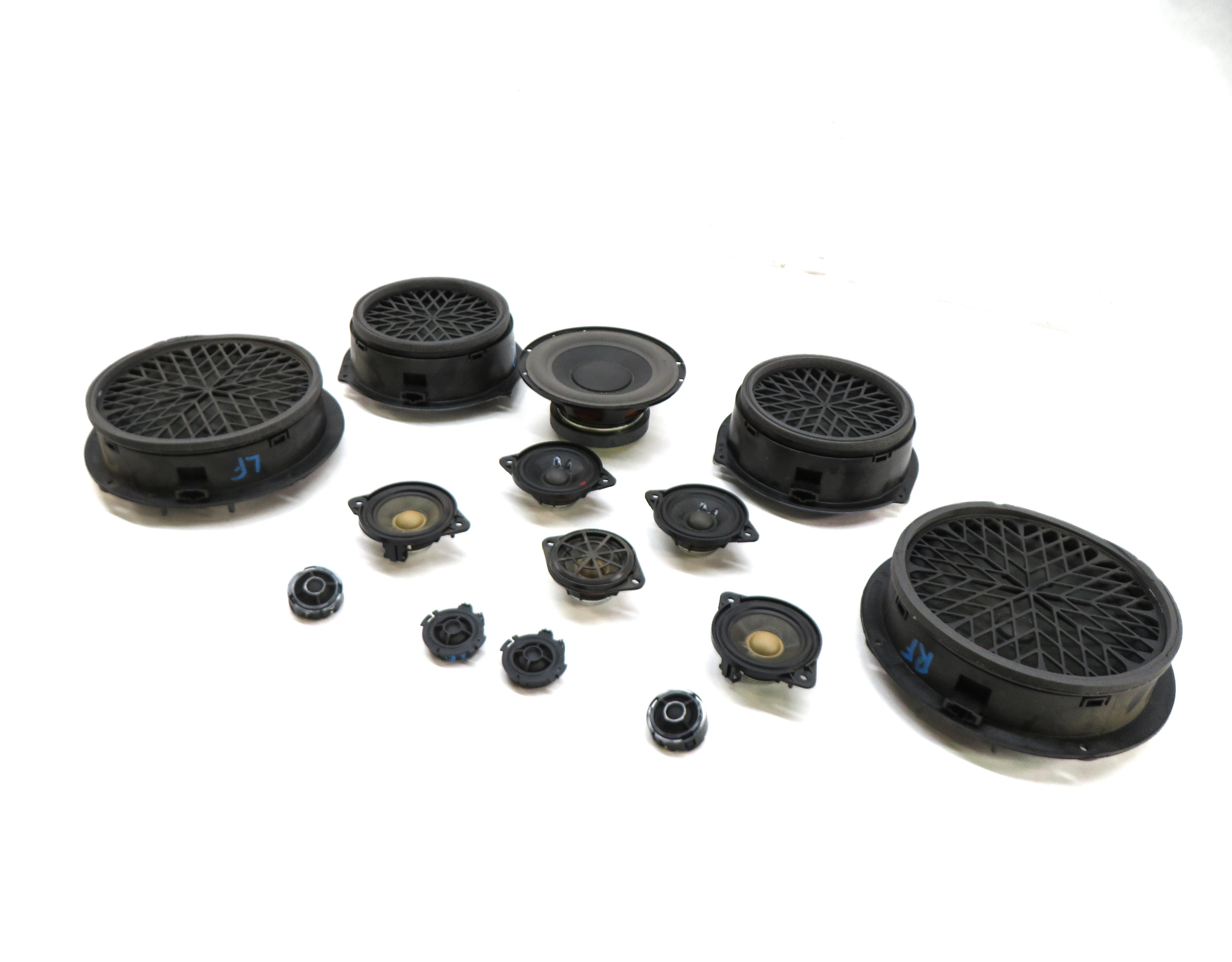 2016 AUDI Q5 (B8 8R) FRONT REAR LEFT RIGHT BANG & OLUFSEN SPEAKER SET 14 — exact item pictured