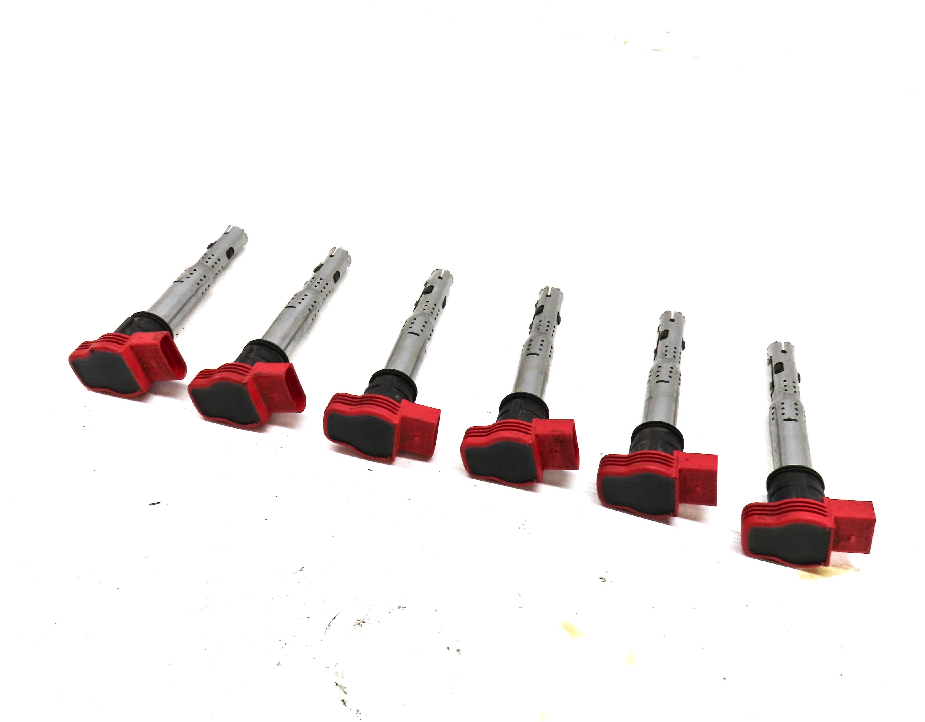 2005-2017 AUDI A4 S4 A5 S5 A6 S6 A7 A8 Q5 SQ5 Q7 R8 S8 - IGNITION COIL SET 6 — exact item pictured