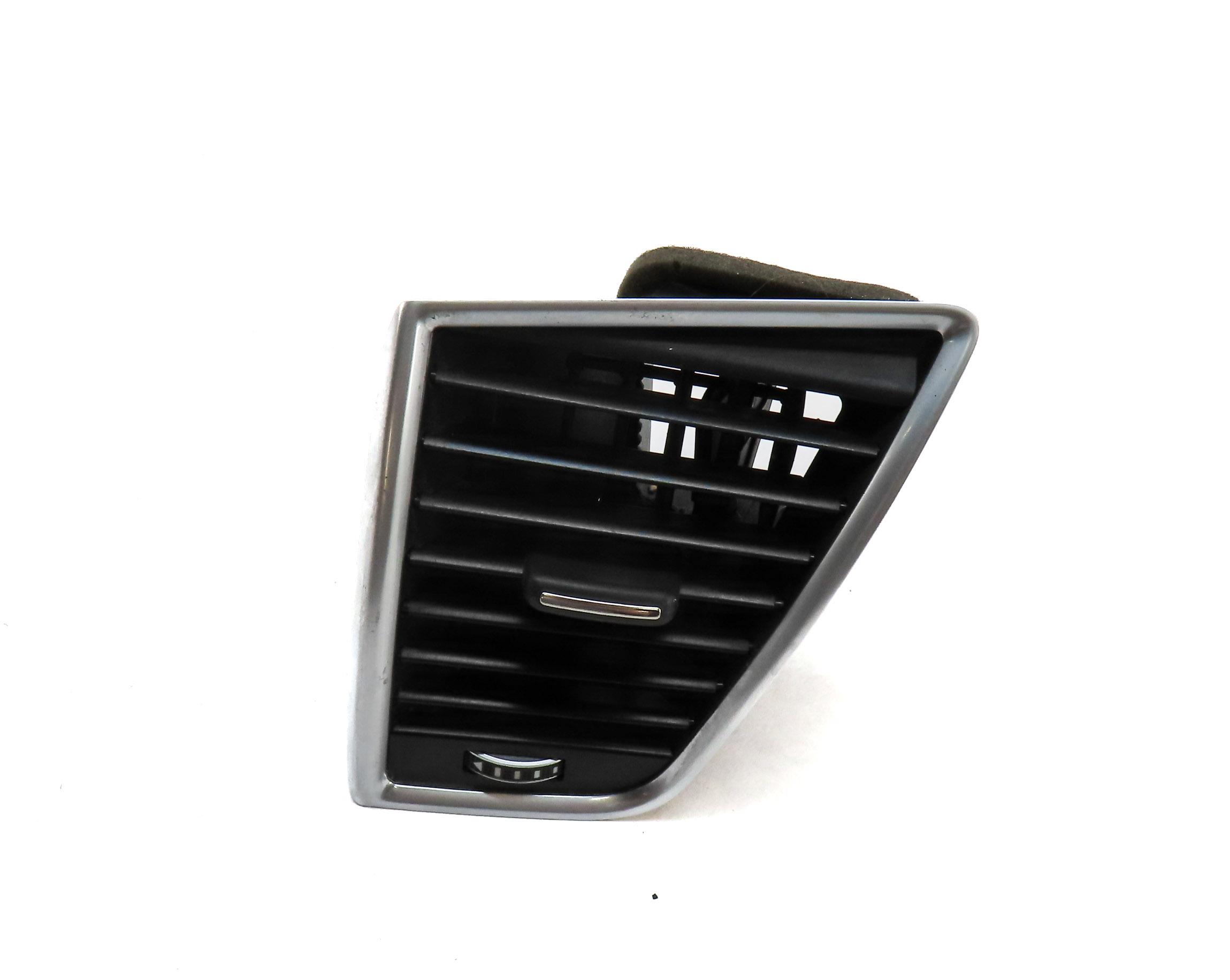 2016 AUDI Q5 (B8 8R) FRONT LEFT DASH A/C HEATER AIR VENT (BLACK & SILVER) — exact item pictured