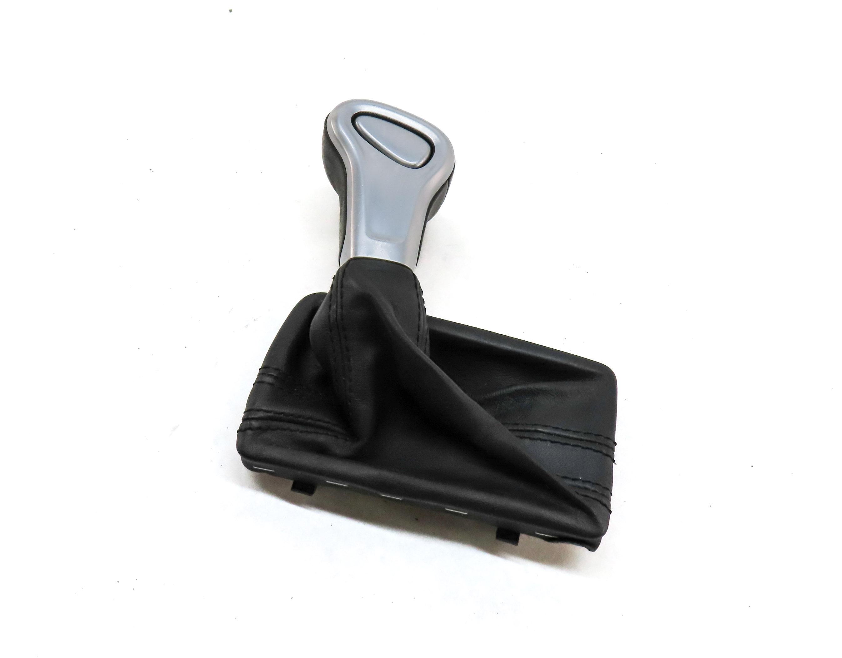 2016 AUDI Q5 (B8 8R) SHIFTER KNOB & BOOT (SILVER & BLACK) 8K1713139R — exact item pictured