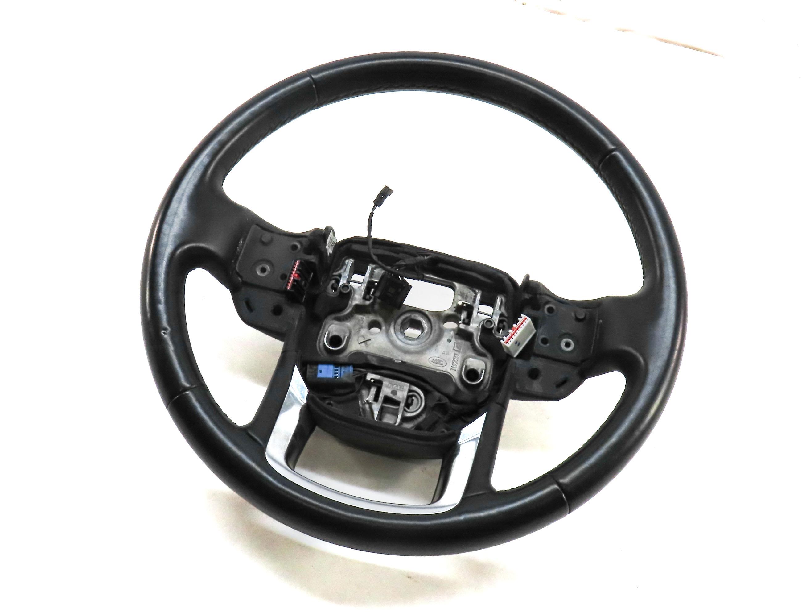 20 LAND ROVER DISCOVERY SPORT EVOQUE L550 L538 4 SPOKE STEERING WHEEL (BLACK) — exact item pictured