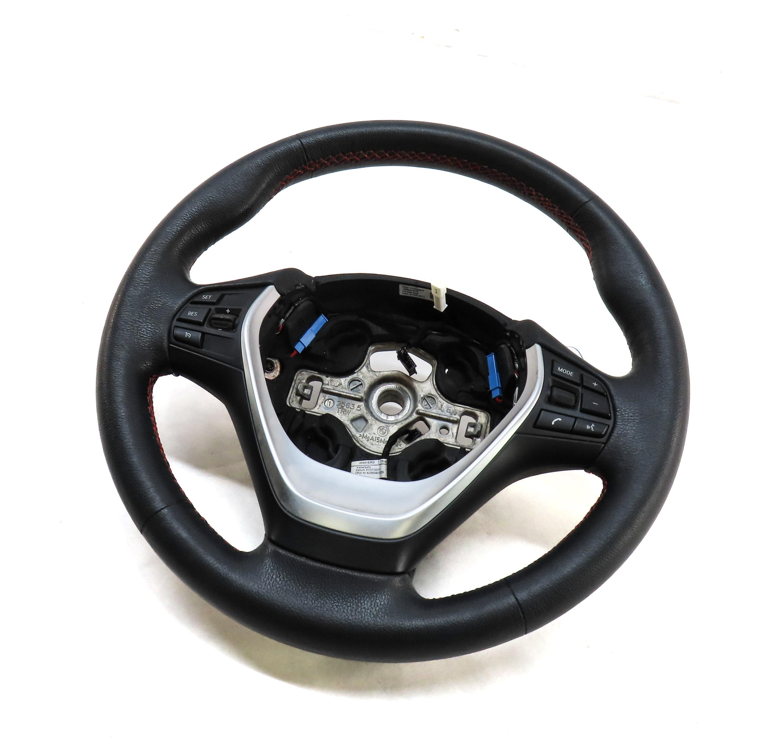 18-21 BMW 2 3 4 M3 SERIES F22 F30 F32 3 SPOKE STEERING WHEEL w/ SWITCHES PADDLES — exact item pictured