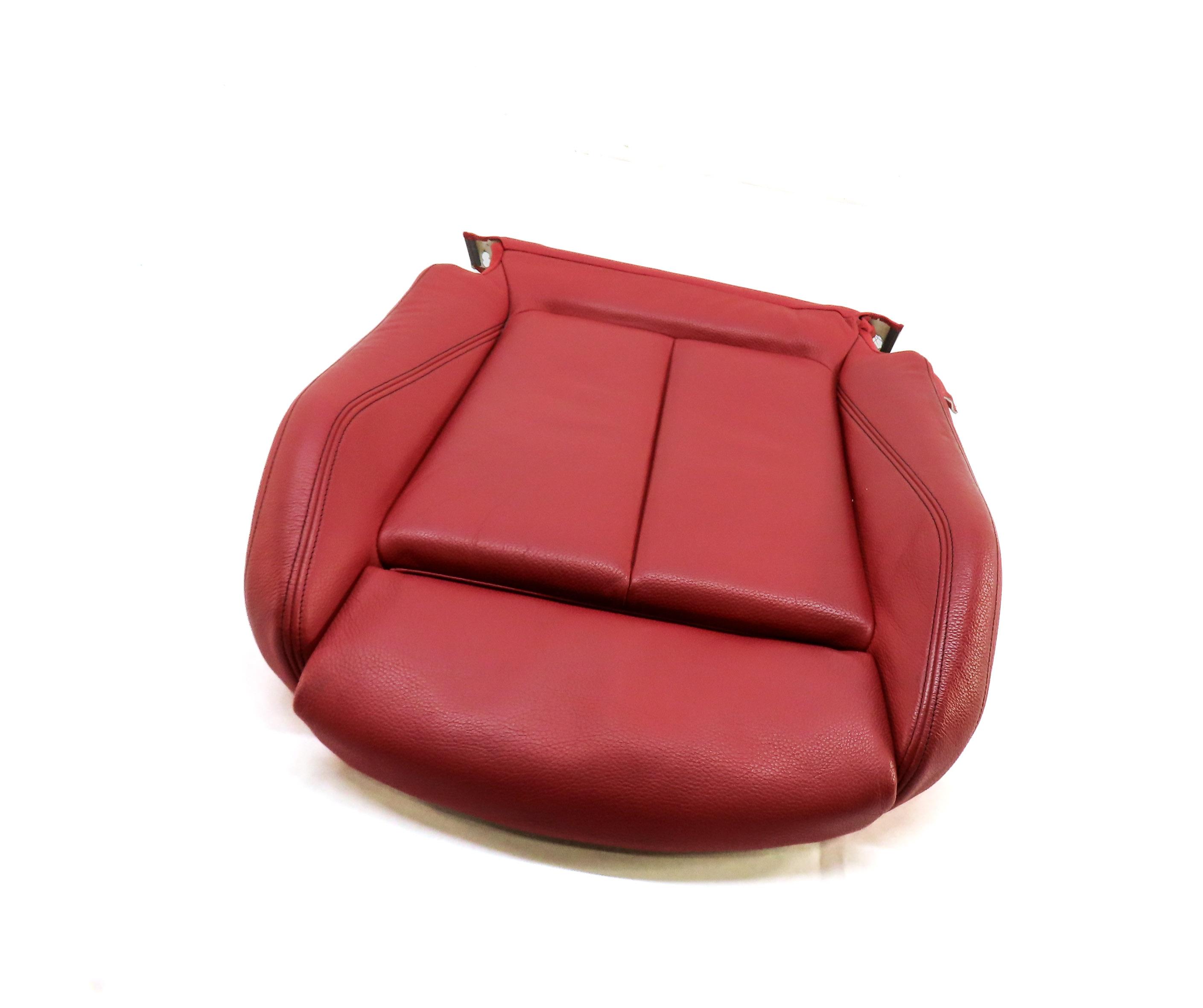 2018 BMW 230i (F22) FRONT LEFT DRIVER LOWER HEATED SPORT SEAT CUSHION (RED) — exact item pictured