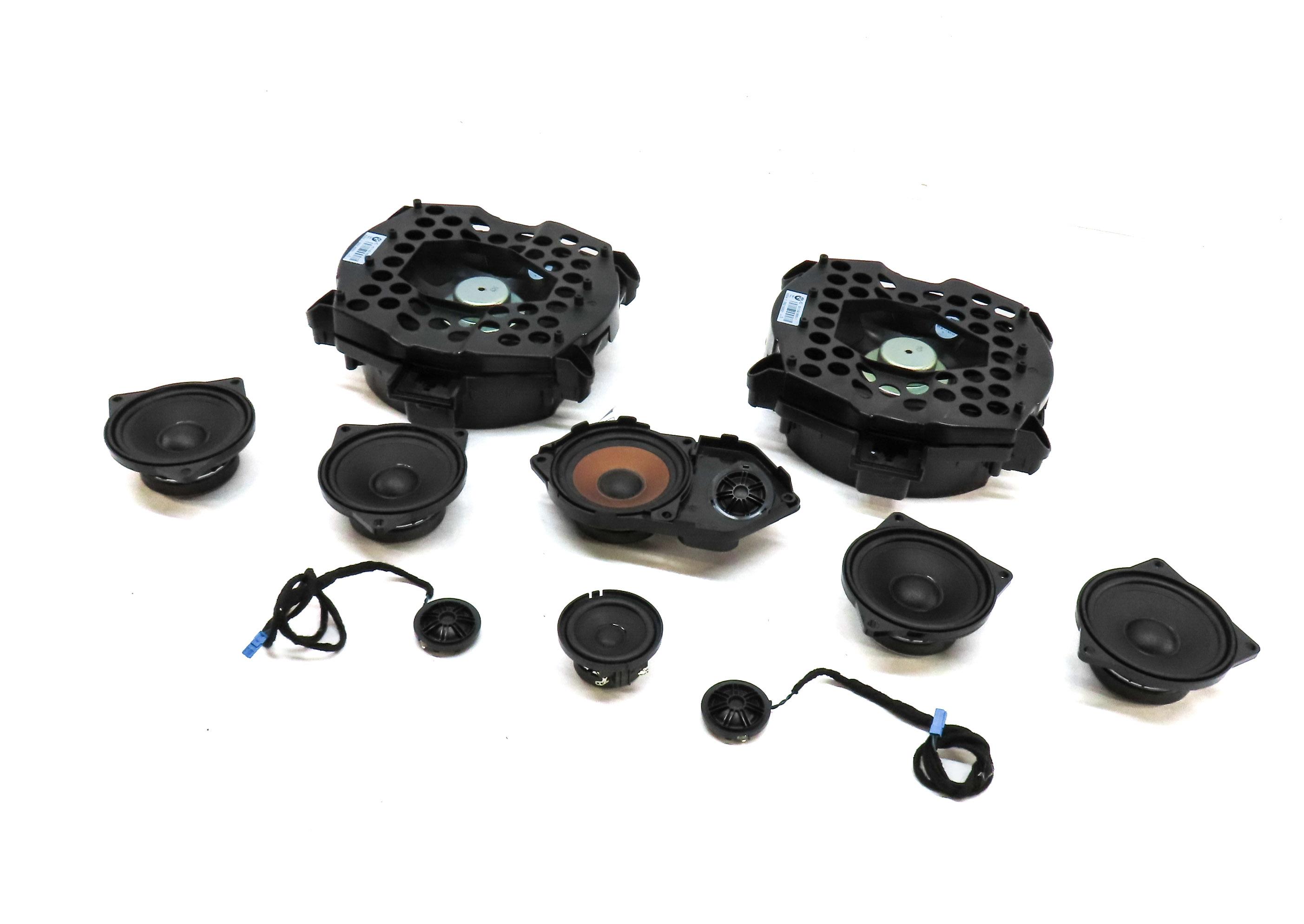 2012 BMW X5 (E70) FRONT REAR LEFT RIGHT RADIO STEREO SPEAKER SET 11 — exact item pictured