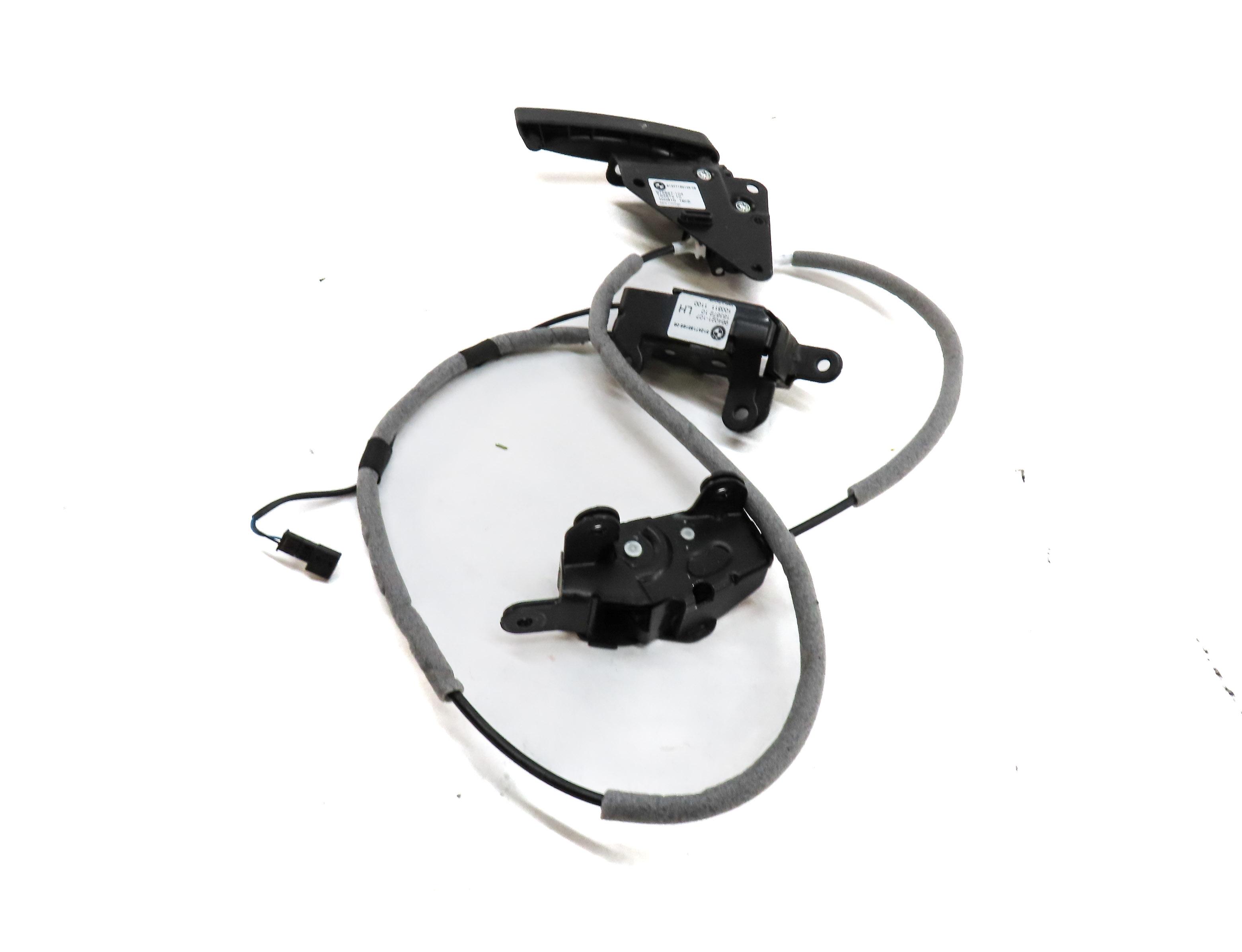 2012 BMW X5 E70 REAR LEFT & RIGHT TAILGATE TRUNK LOCK LATCH SET 3 & HANDLE CABLE — exact item pictured